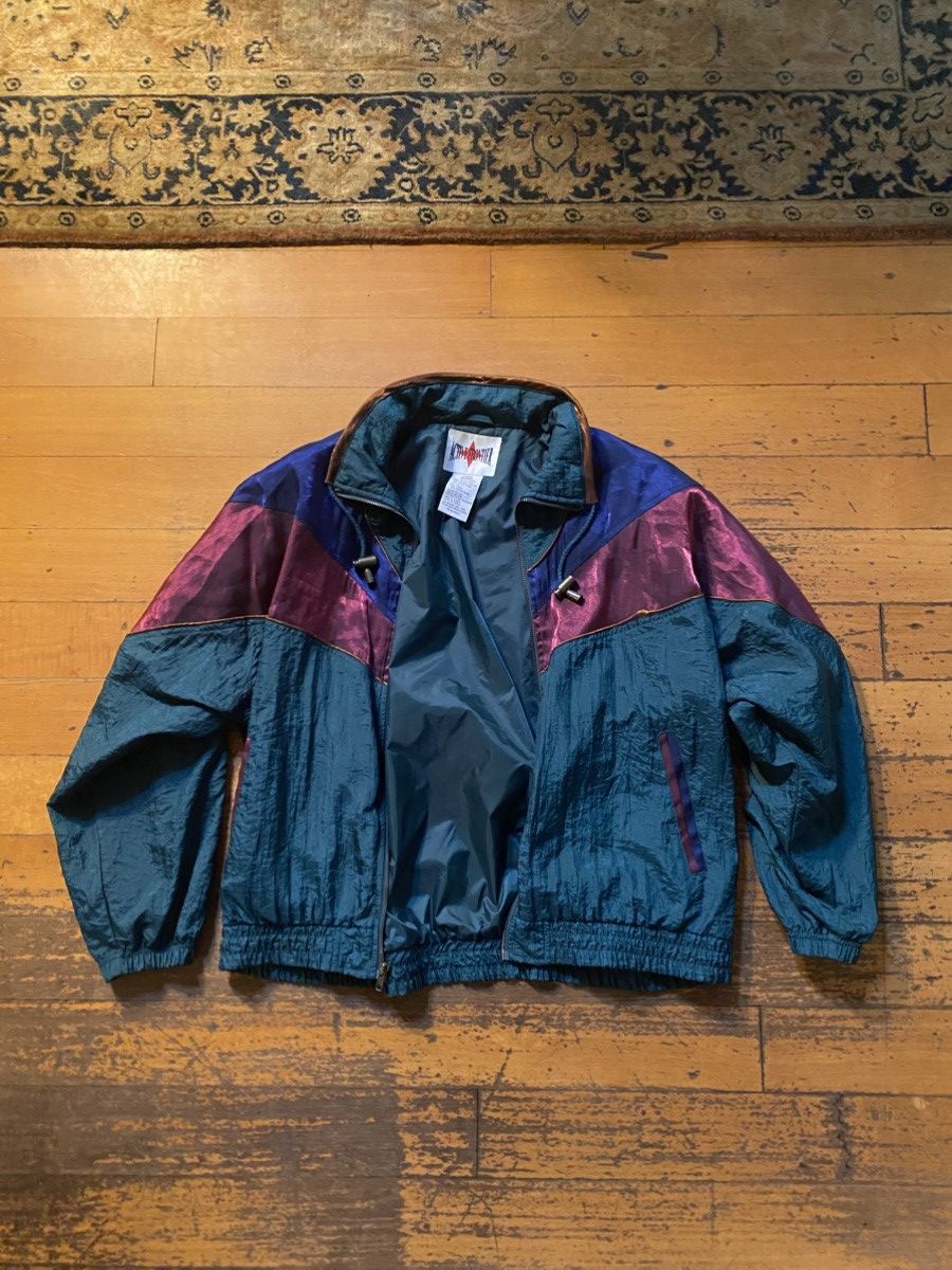 Vintage active frontier vintage 1980s windbreaker Size US L / EU 52-54 / 3 - 1 Thumbnail