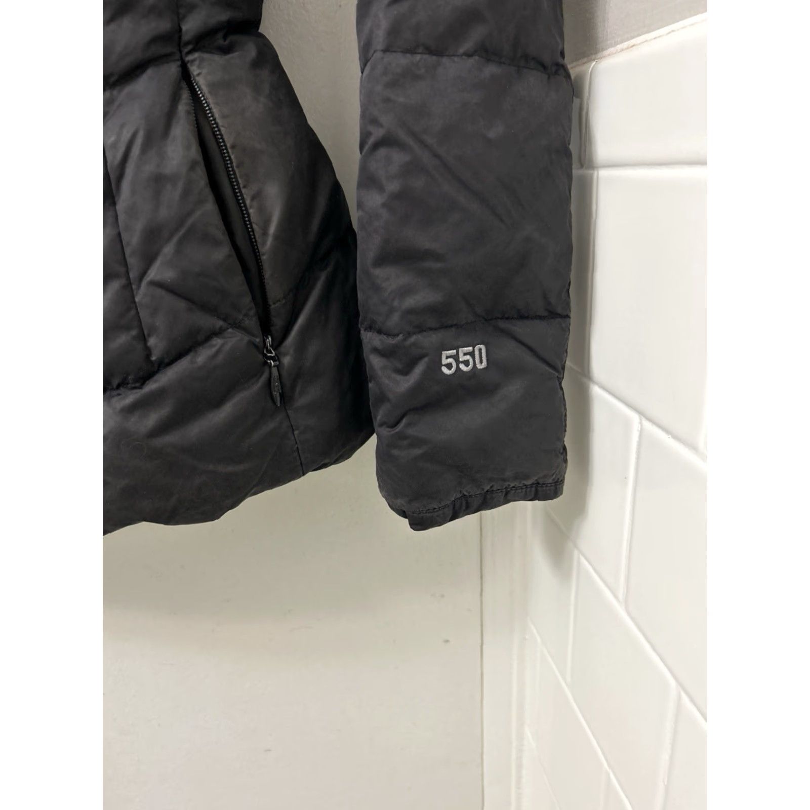 The North Face The North Face Jacket Womens XS Black Full Zip Shawl Hood Puffer 550 Down Quilted Size XS / US 0-2 / IT 36-38 - 4 Thumbnail