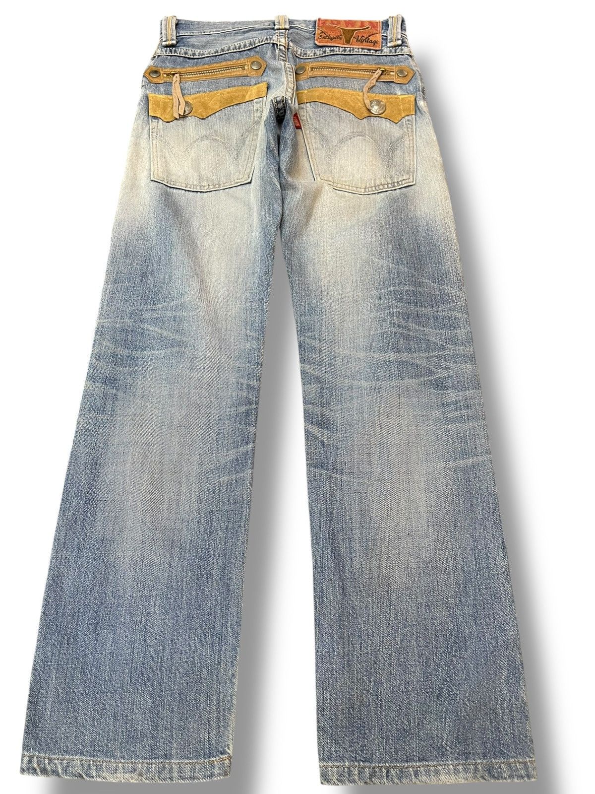 Edwin Vintage Edwin Exclusive Vintage Faded Distressed Denim Size US 29 - 5 Thumbnail