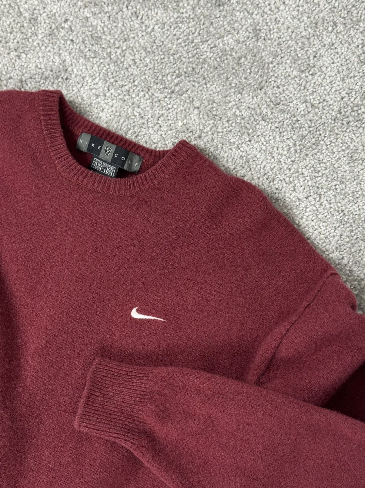 Nike Nike Golf Lambswool Jumper Crew Neck Sweater Pullover XL Size US XL / EU 56 / 4 - 10 Thumbnail
