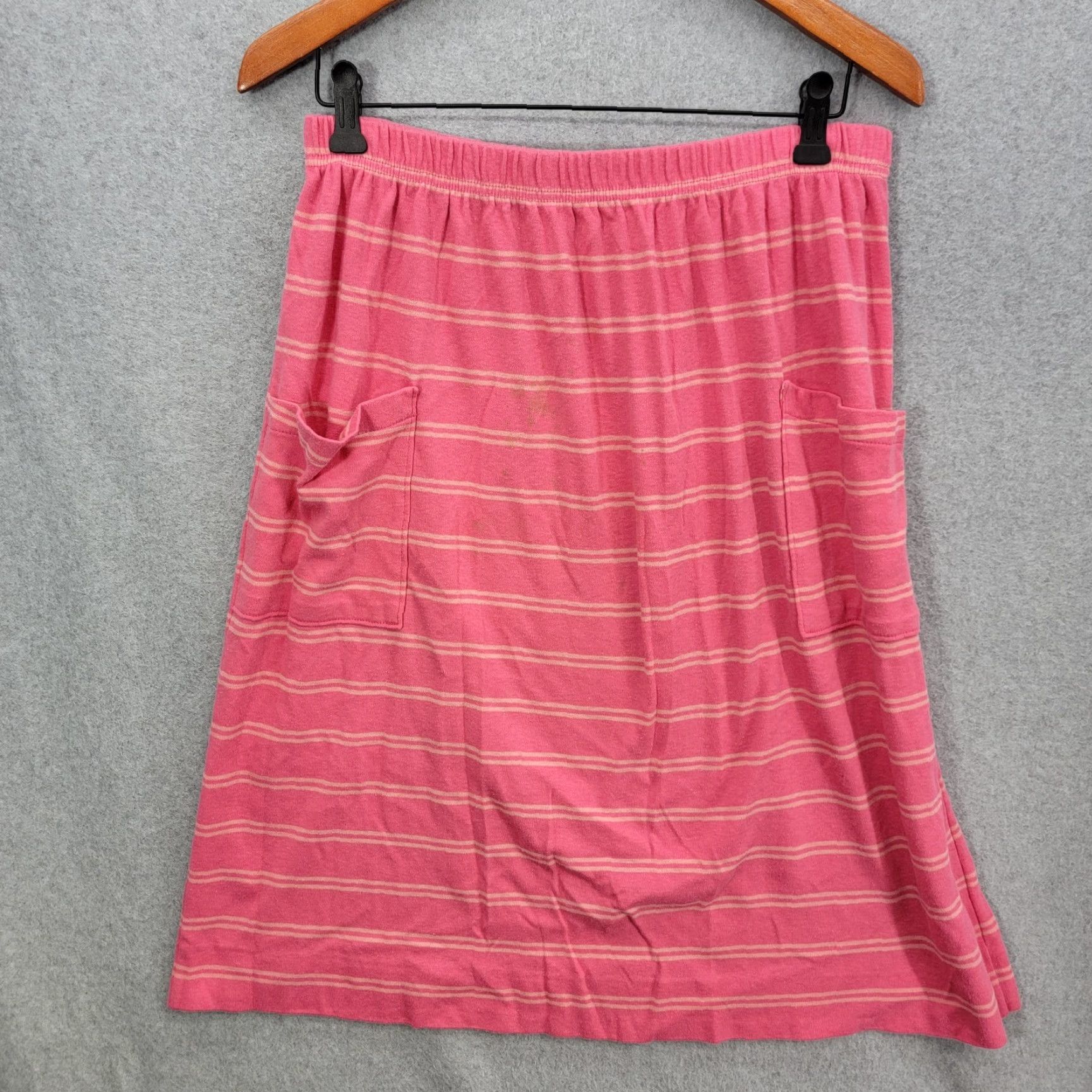 Vintage VINTAGE LL Bean shirt Womens XL Pink Striped Long Sleeve Crew Neck Size XL / US 12-14 / IT 48-50 - 7 Thumbnail