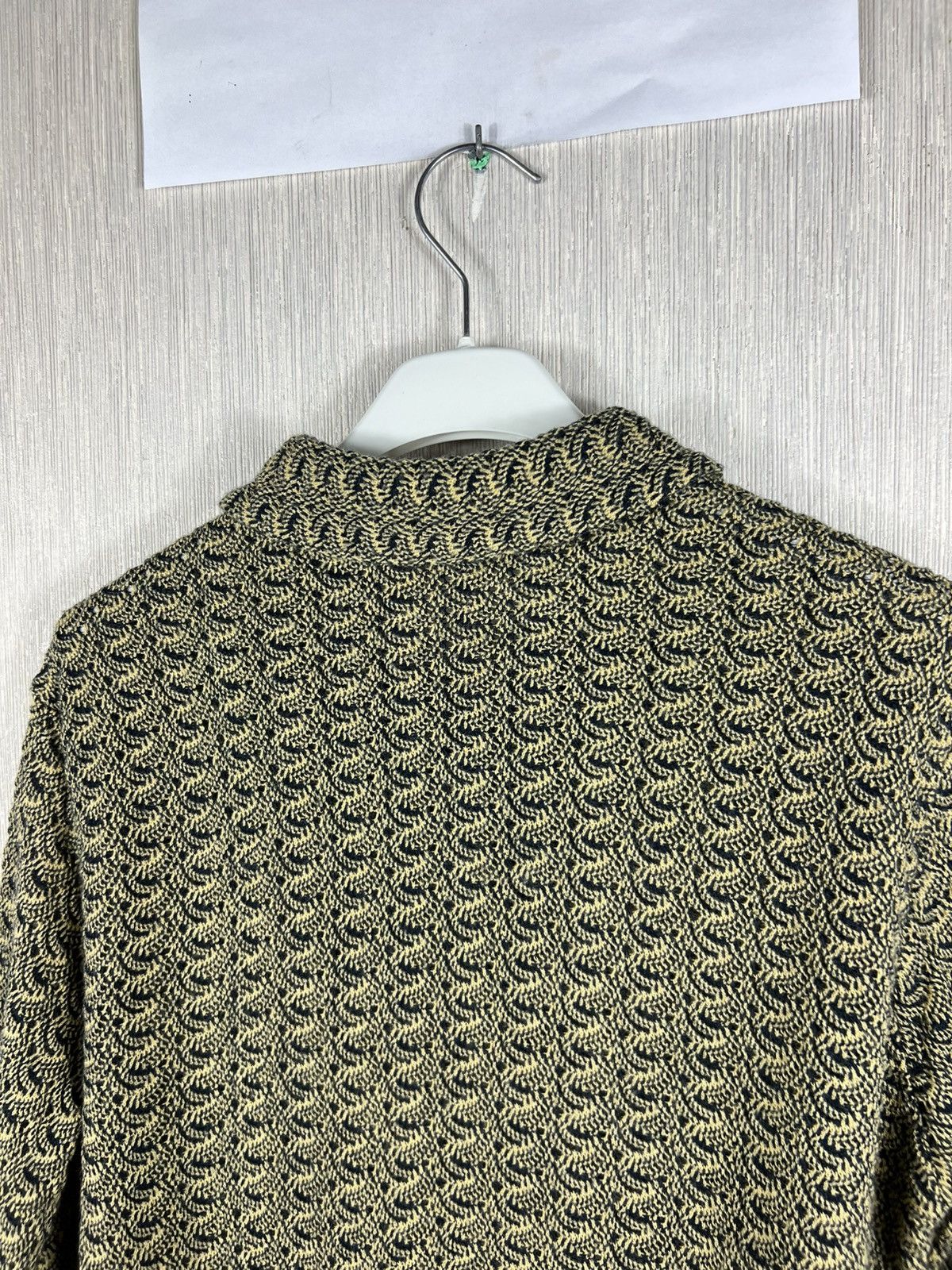 Missoni Vintage 90s Missoni Sport wool knit button up shirt pattern Size M / US 6-8 / IT 42-44 - 19 Thumbnail
