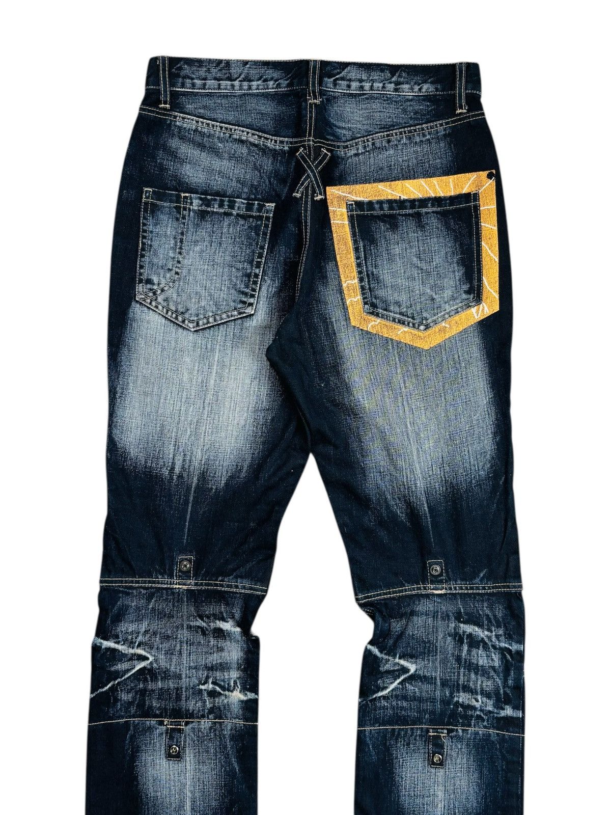 PPFM 2009 PPFM - Double Waisted Denim Pants Size US 29 - 6 Thumbnail
