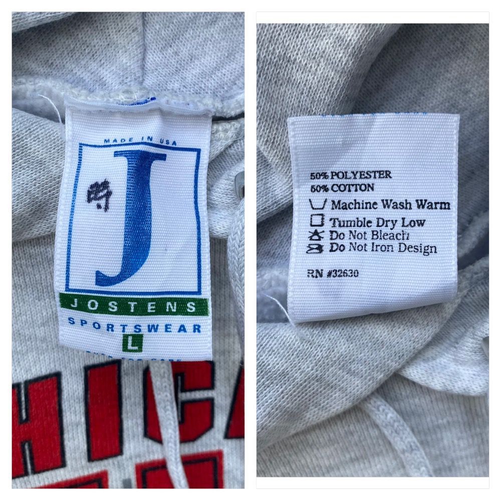 NBA × Vintage VINTAGE CHICAGO BULLS HOODIE LARGE PULLOVER Size US L / EU 52-54 / 3 - 4 Thumbnail