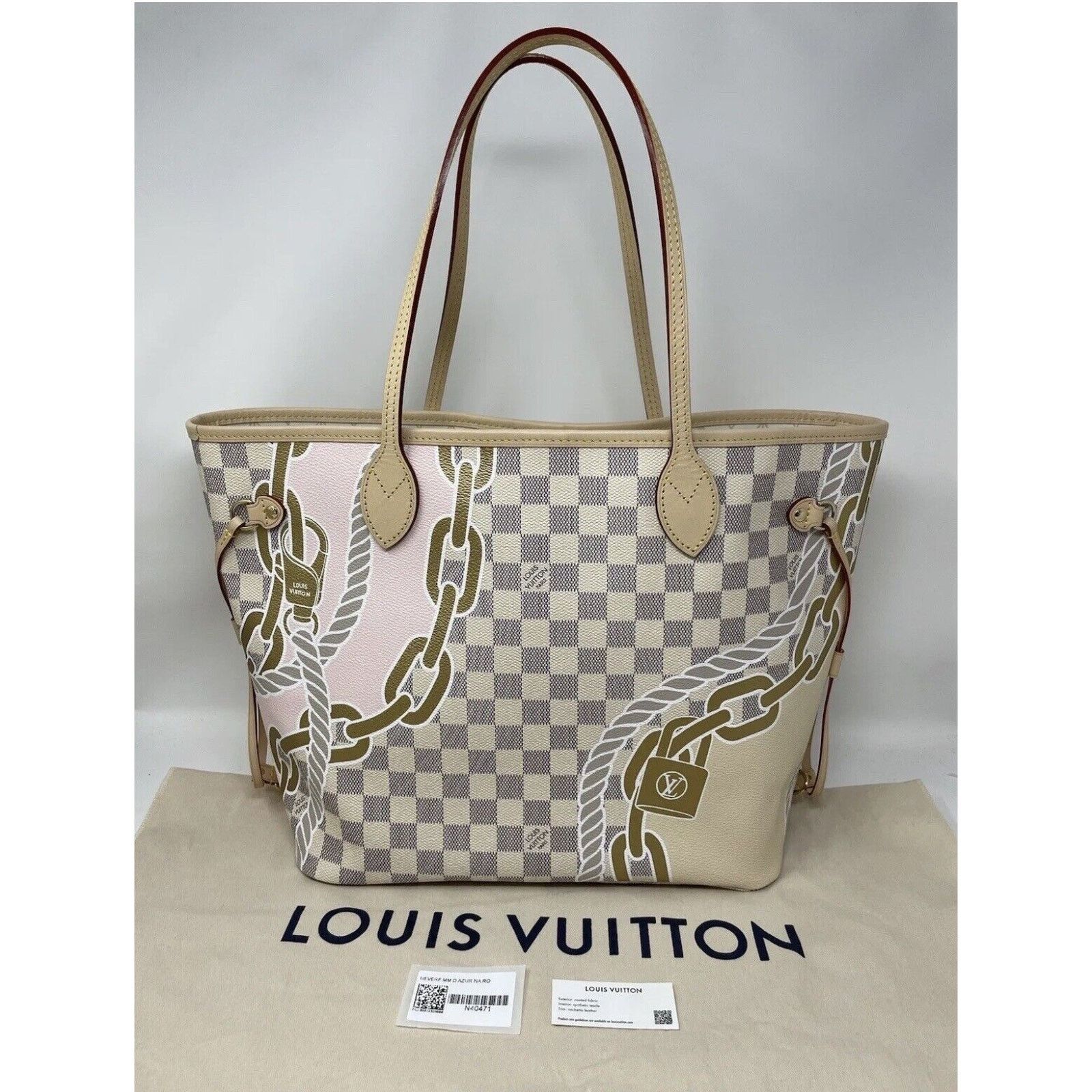 Louis Vuitton Louis Vuitton Nautical Neverfull MM - Limited Edition Size ONE SIZE - 4 Thumbnail
