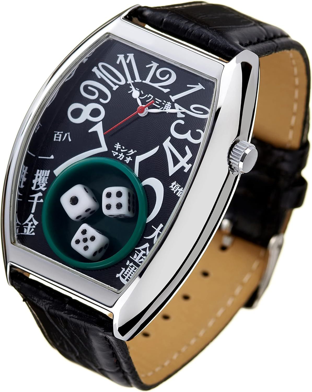 Japanese Brand Frank Miura Life's a Gamble Watch King Macau Dice black Size ONE SIZE - 4 Thumbnail