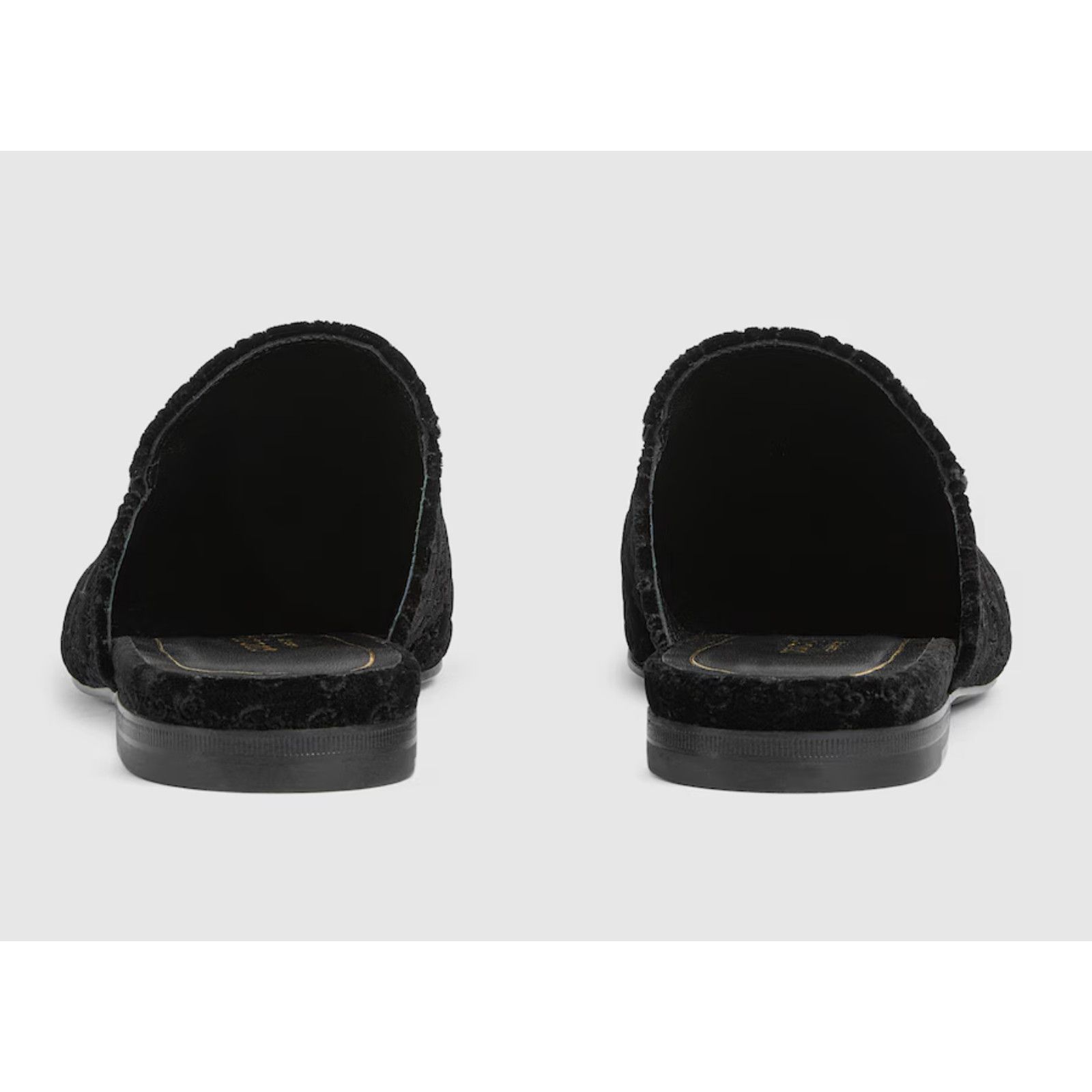 Gucci Gucci Princetown Velvet GG Black Backless Mule Flat 41 Size US 11 / IT 41 - 17 Thumbnail