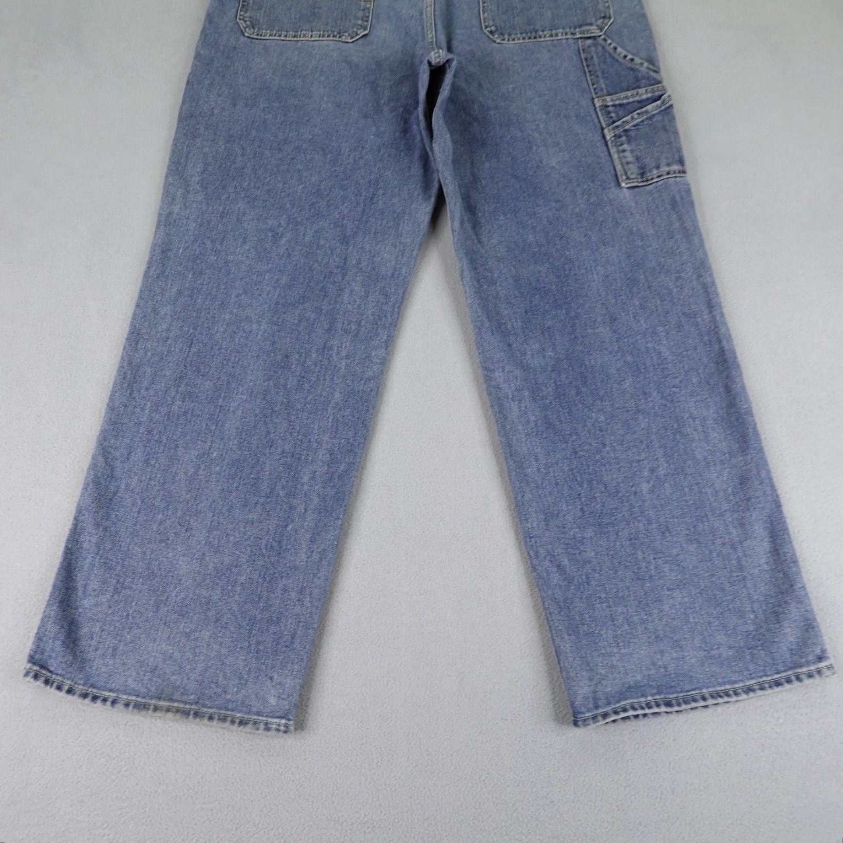 Old Navy VINTAGE Old Navy Jeans Mens 38x32 Blue Denim Wide-Leg Cotton Relaxed Fit Baggy Work Y2K Mens Size US 38 / EU 54 - 6 Thumbnail