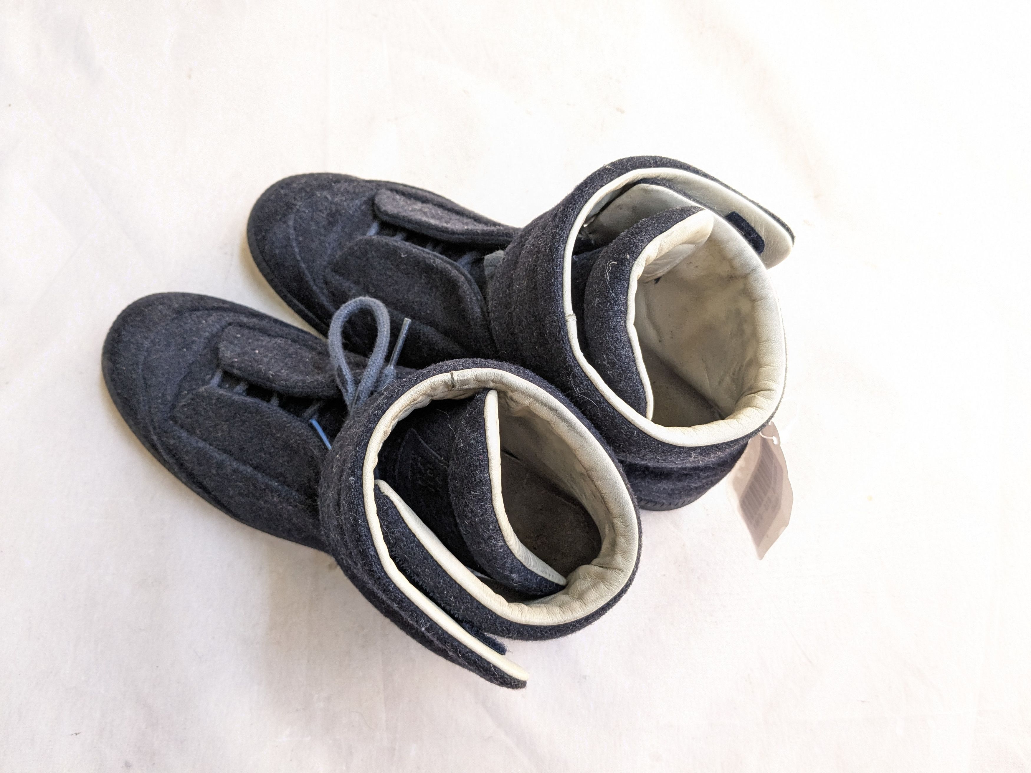Maison Margiela Maison Margiela Future Navy Blue 8 41 Wool High Tops Size US 8 / EU 41 - 12 Thumbnail