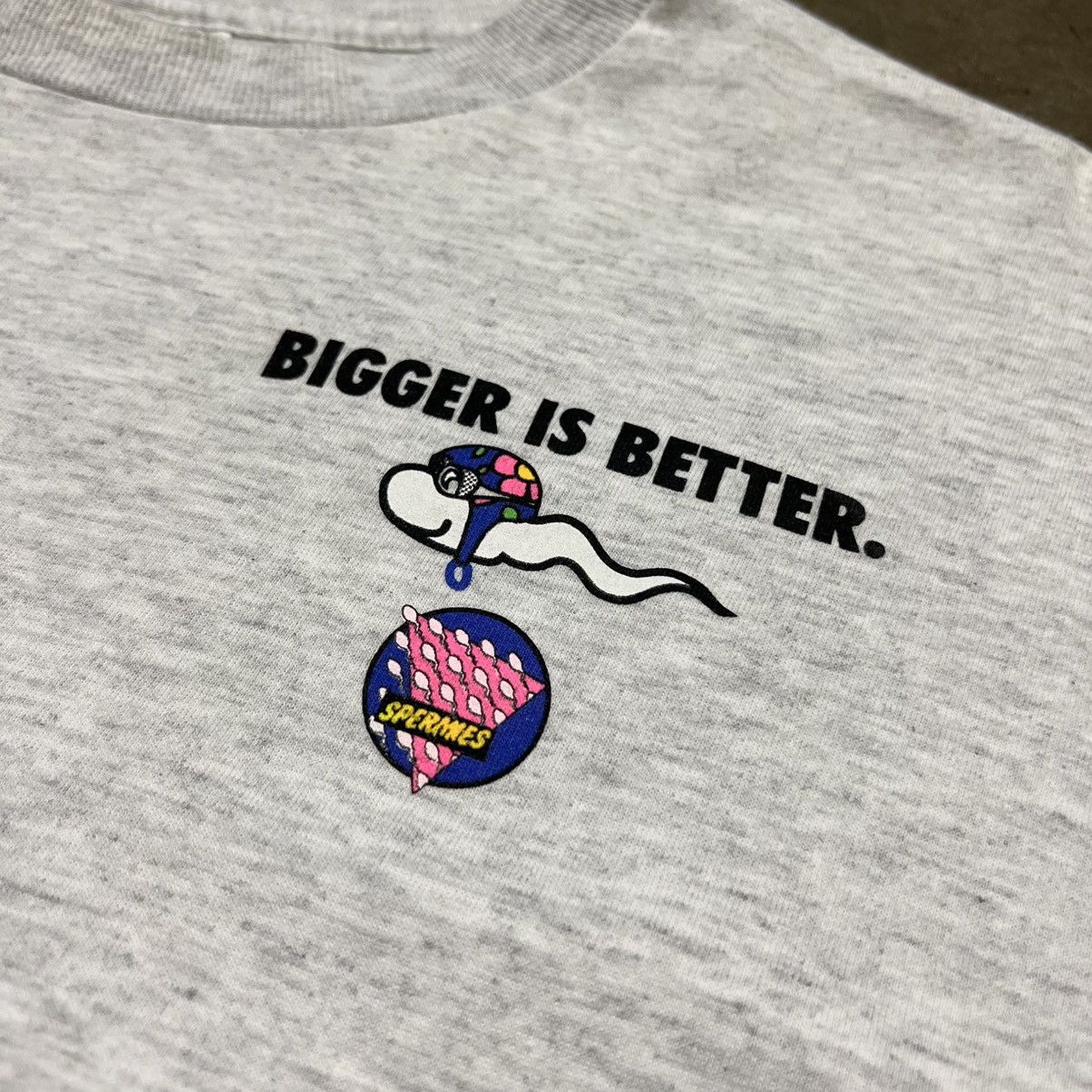 Vintage Vintage 90s Jumbo Spermies Adult Humor Graphic Tee USA Size US XL / EU 56 / 4 - 8 Thumbnail