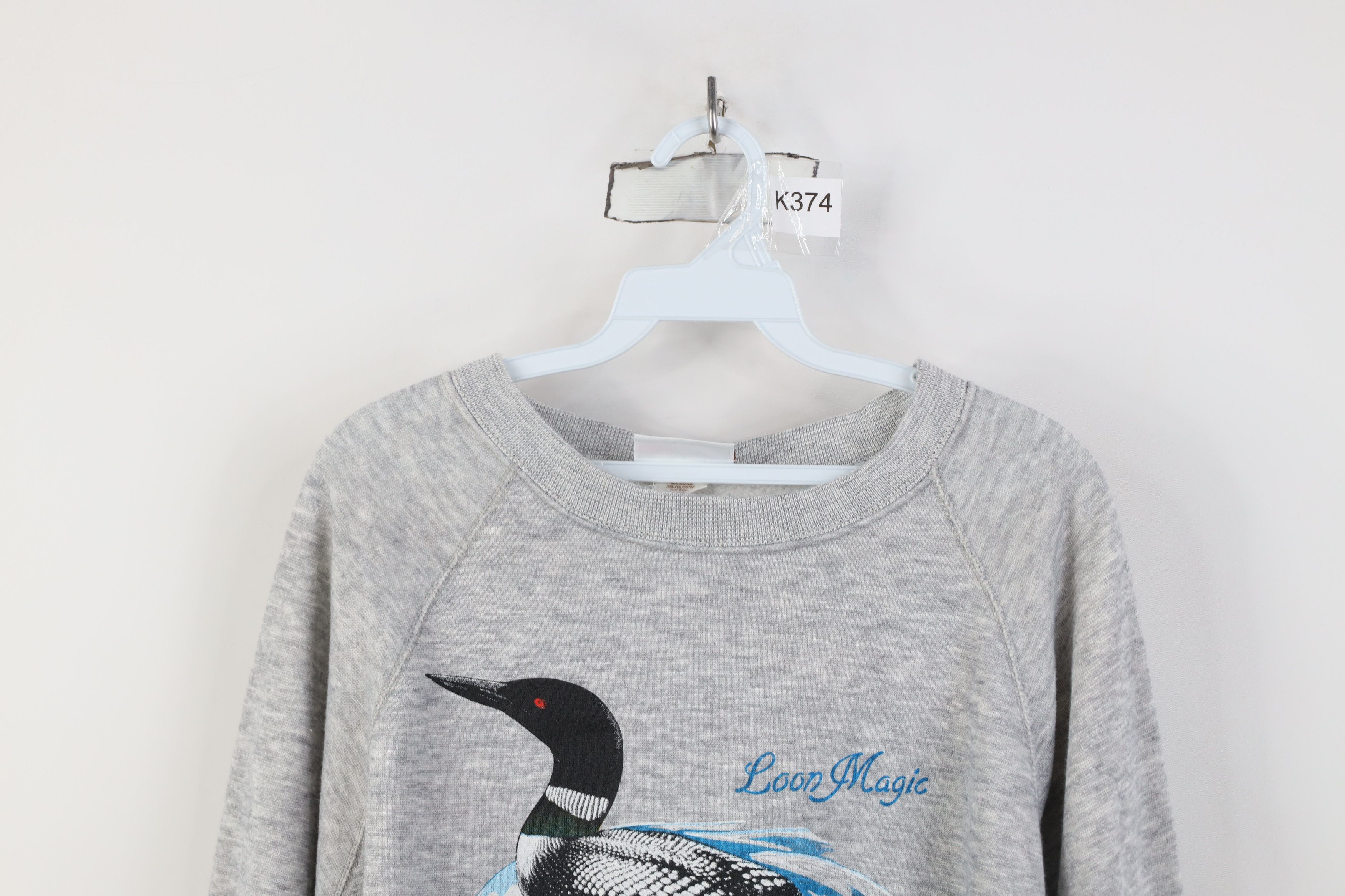 Vintage Vintage 80s Michigan Duck Triblend Crewneck Sweatshirt USA Size US XXL / EU 58 / 5 - 2 Thumbnail