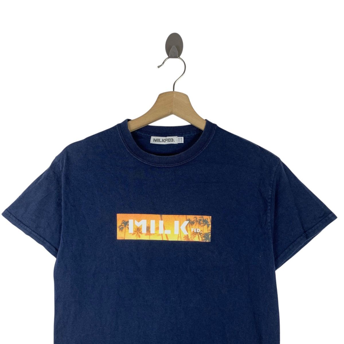 Vintage MILKFED JAPAN HEAVEN27 Box Logo Collection Tee Shirt Top Size US S / EU 44-46 / 1 - 2 Thumbnail