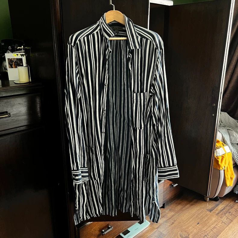 Nigel Cabourn Nigel Cabourn Long Striped Shirt - dmc Size US L / EU 52-54 / 3 - 1 Thumbnail