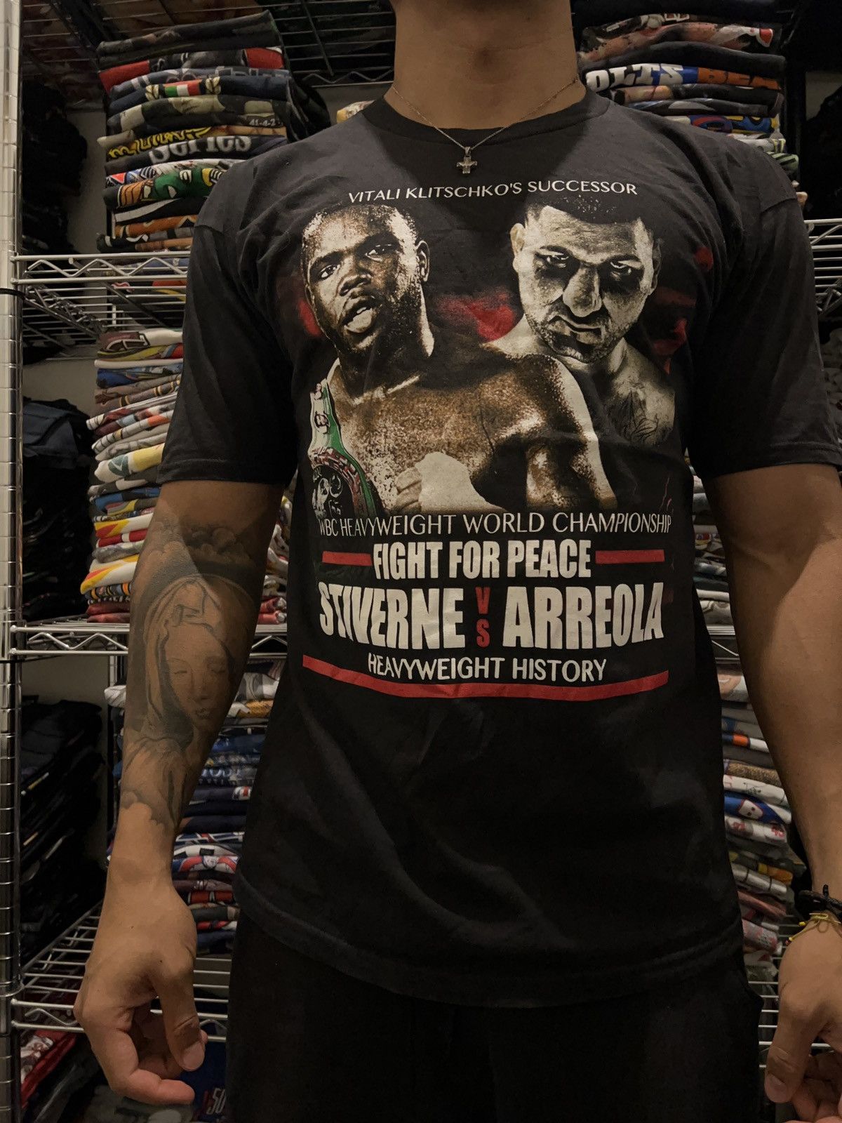 Alstyle Stiverne vs Arreola Boxing Promo Tee Size US L / EU 52-54 / 3 - 3 Thumbnail