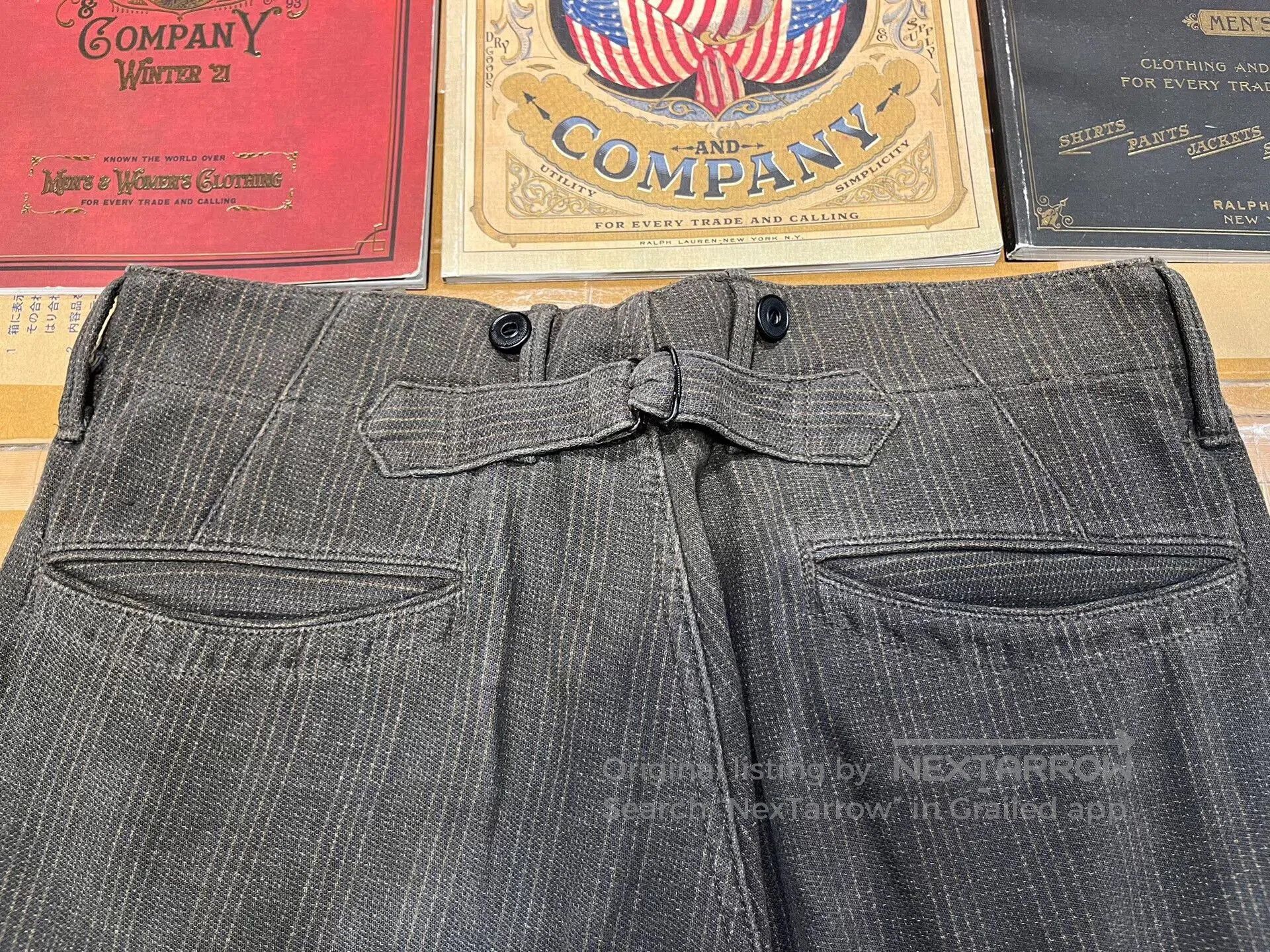RRL Ralph Lauren rrl rare relaxed casual pants by ralph lauren. Size US 30 / EU 46 - 7 Thumbnail