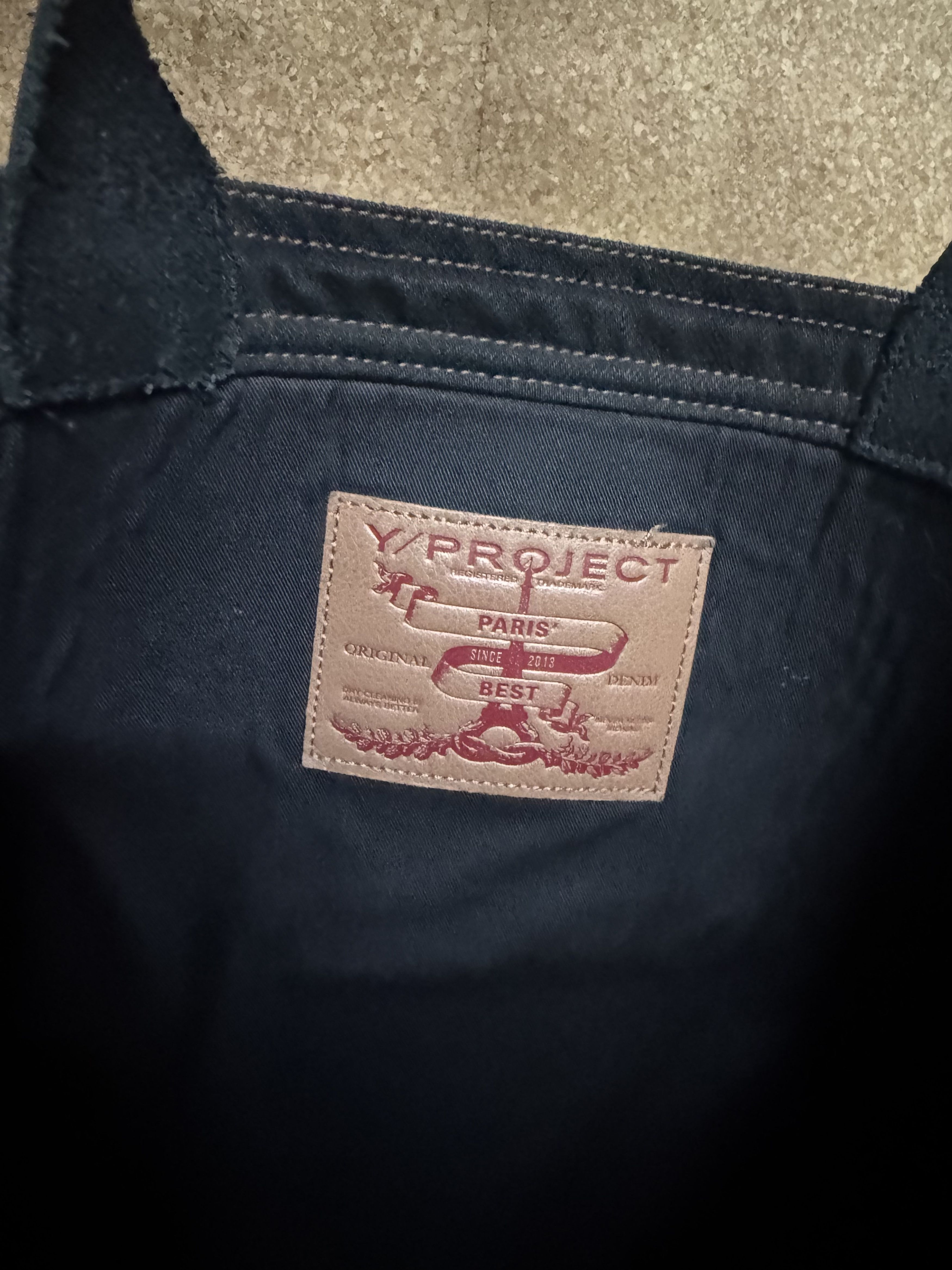 Y/Project Denim Tote Bag Size ONE SIZE - 10 Thumbnail
