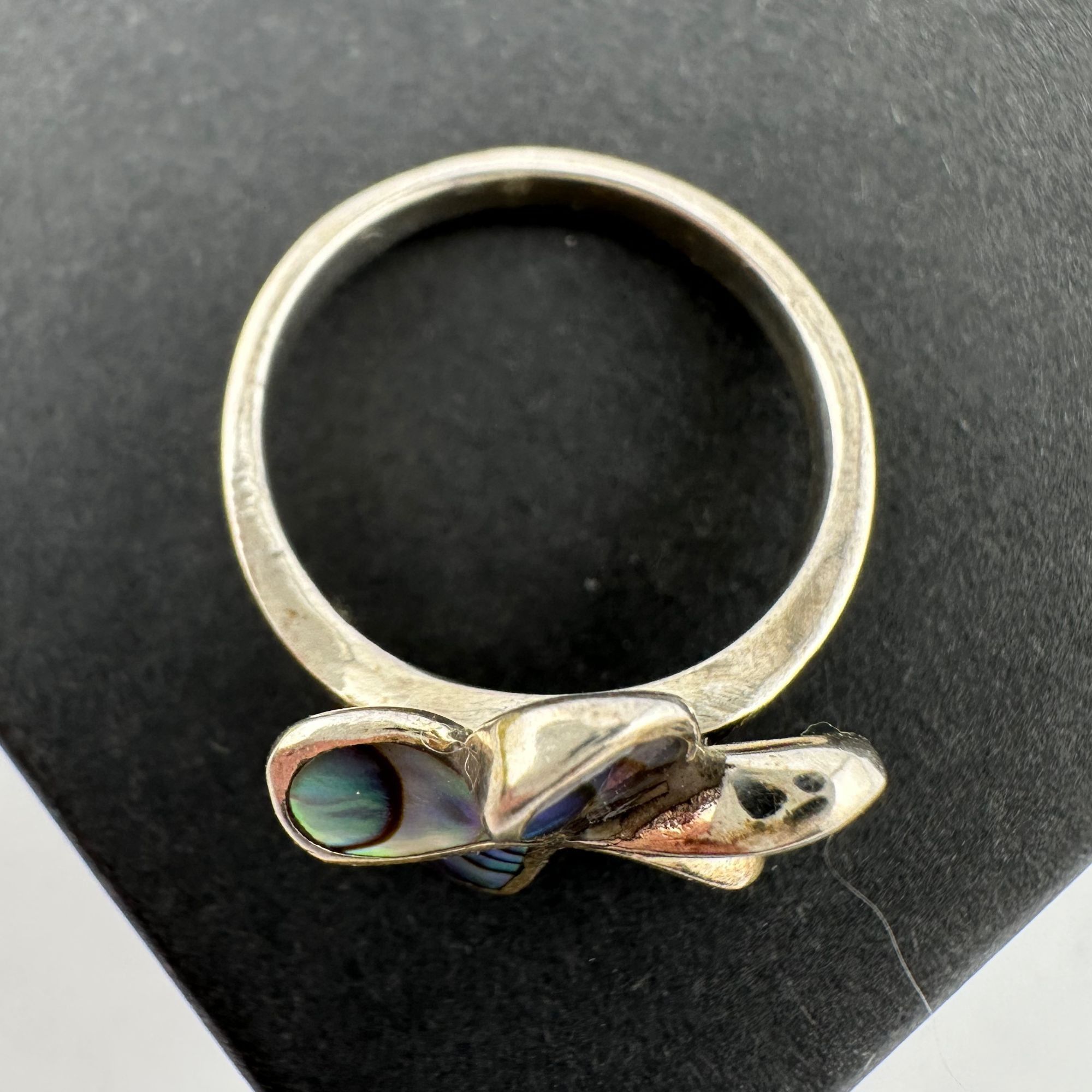 Other Natural Abalone Flower Ring in Sterling Silver Size 9.75 Size ONE SIZE - 14 Thumbnail