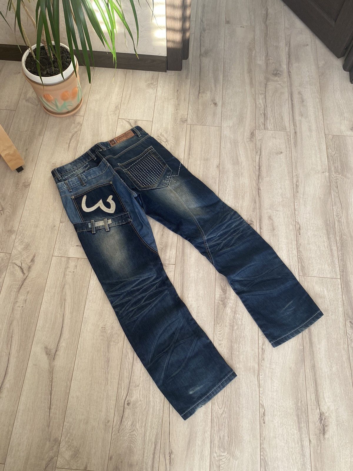 Japanese Brand Vintage Japrag Japanese Avant Garde Jeans Denim Rare Faded Size US 36 / EU 52 - 4 Thumbnail