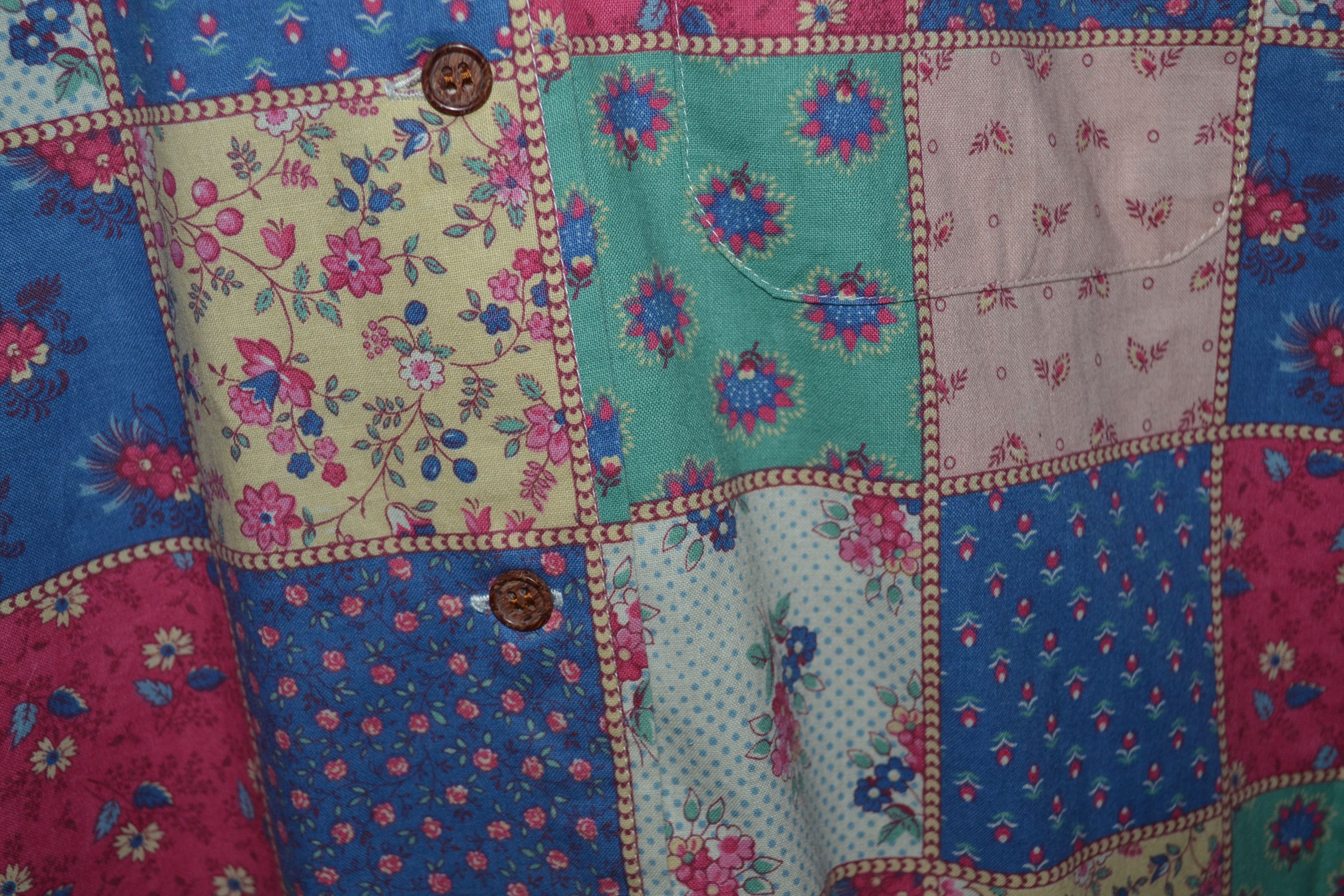 Other Transposition Japan Concord Patchwork Women Shirt 9 XXL Size XXL / US 16-18 / IT 52-54 - 5 Thumbnail