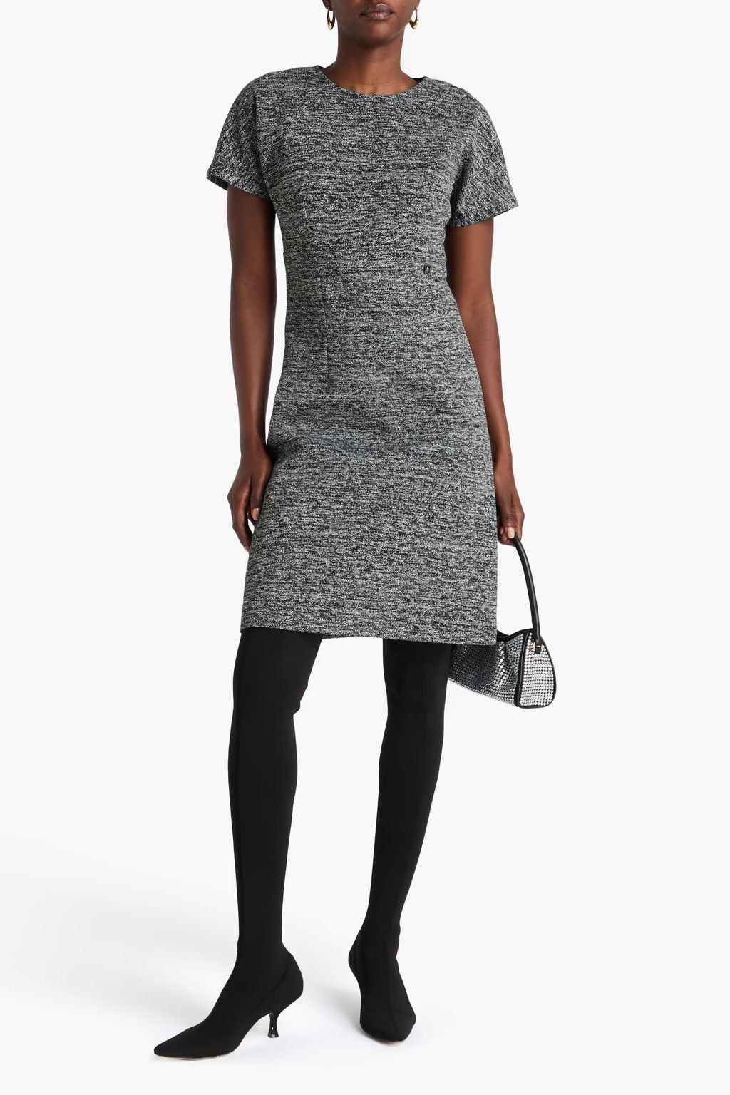 Dolce & Gabbana o1y0825 Mini Dress in Gray Size M / US 6-8 / IT 42-44 - 2 Thumbnail