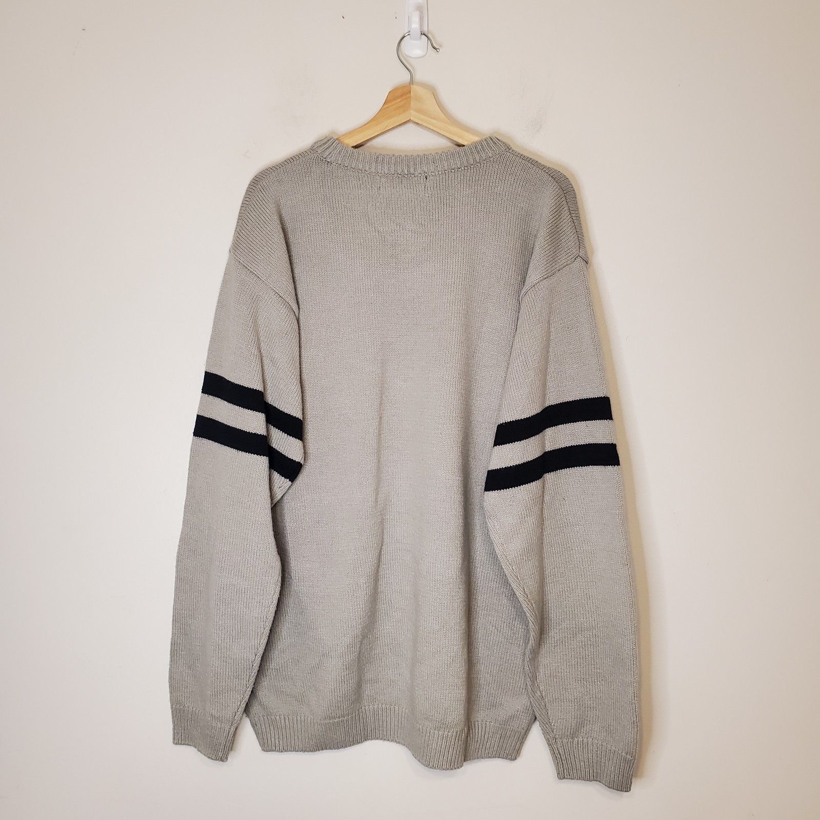 Vintage Vintage y2k Exco Jeans logo knit sweater gray size 2XL Size US XXL / EU 58 / 5 - 2 Thumbnail