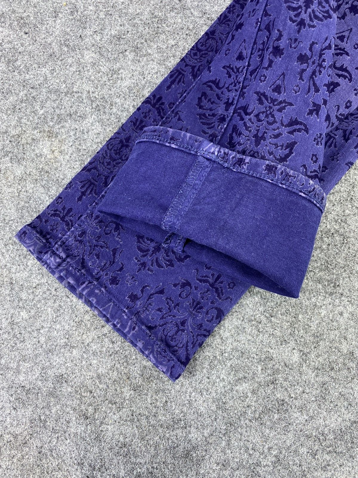 Jean Vintage Back Number Paisley Jeans - J1039 Size US 31 - 12 Thumbnail