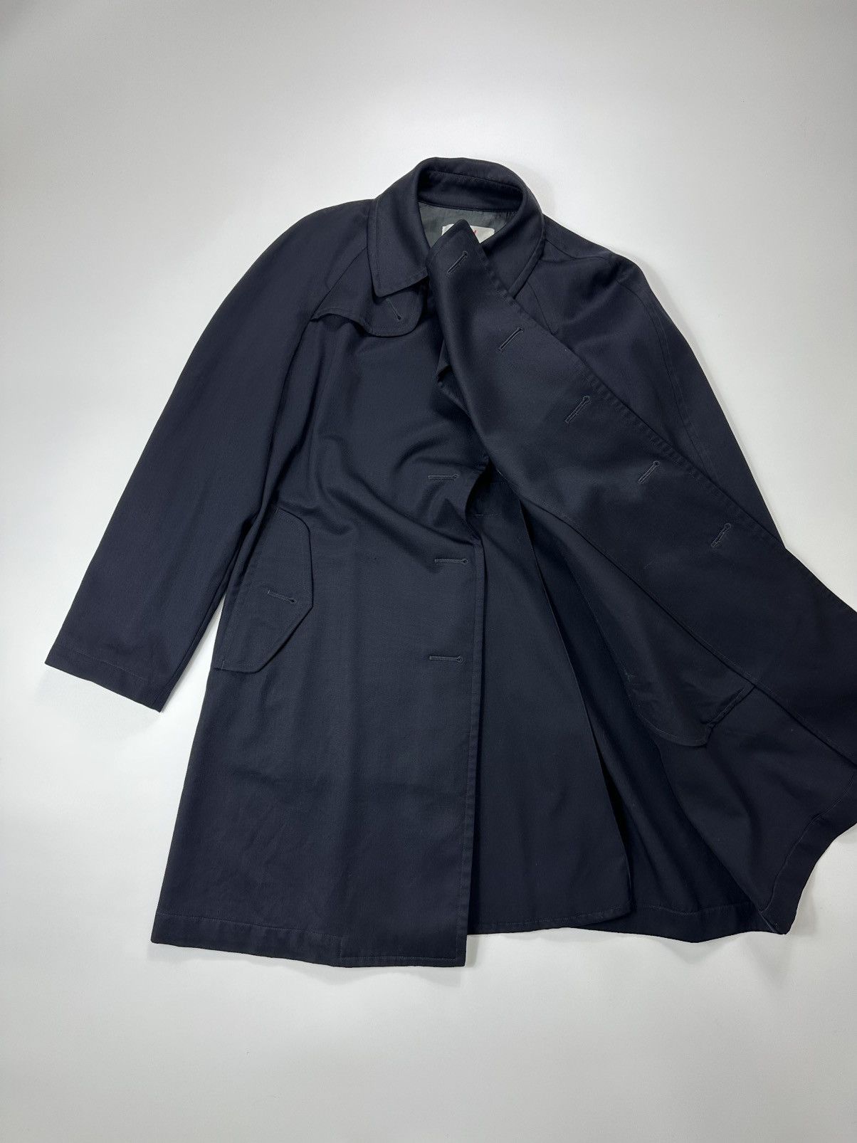 Comme des Garcons Comme Des Garcons x H&M Wool Coat Navy Blue Size US L / EU 52-54 / 3 - 6 Thumbnail