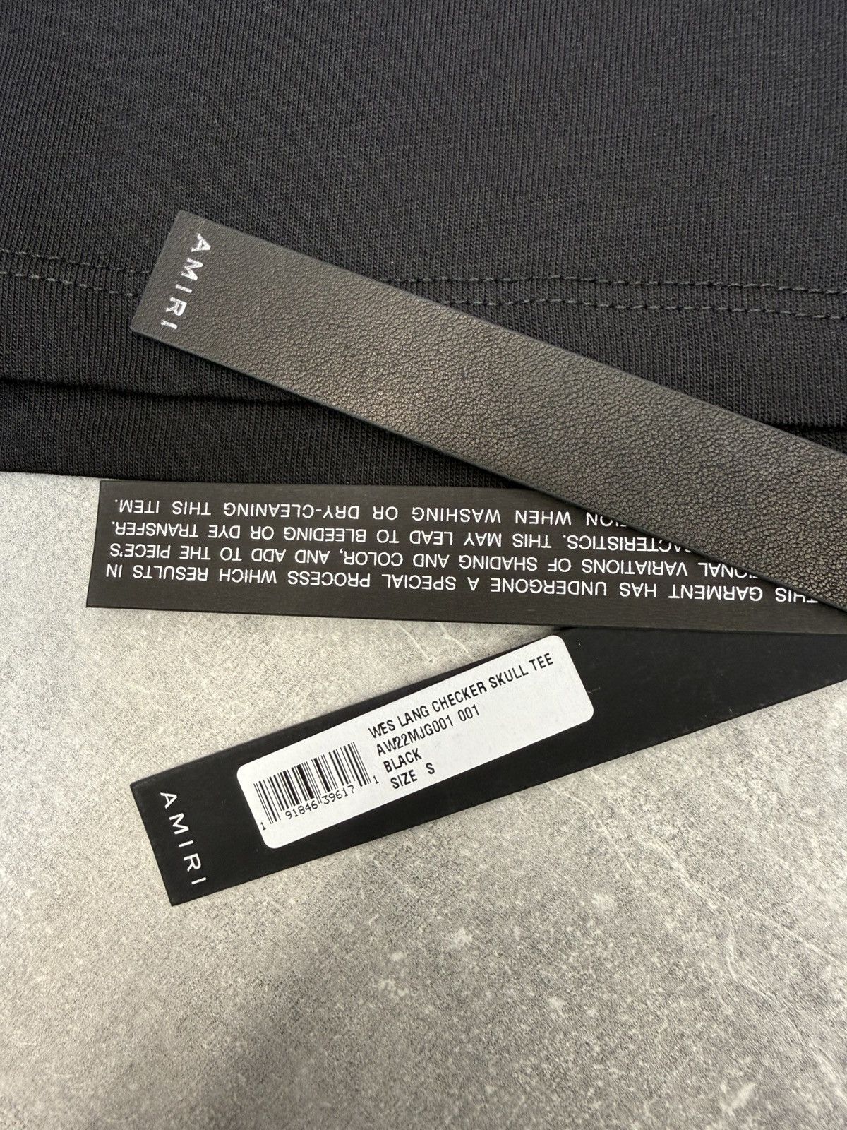 Amiri × Wes Lang Checker Skull Tee Black Size US S / EU 44-46 / 1 - 11 Thumbnail