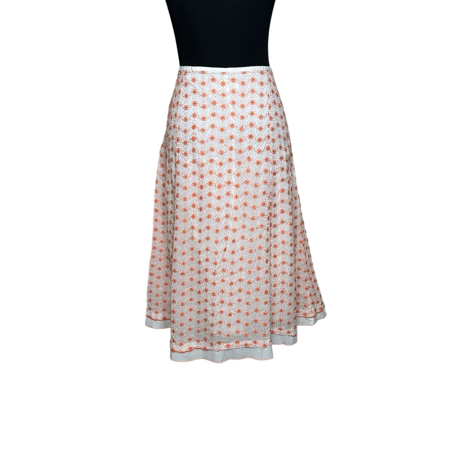 Johnny Was Johnny Was floral embroidered midi skirt size 8 Size 30" / US 8 / IT 44 - 8 Thumbnail