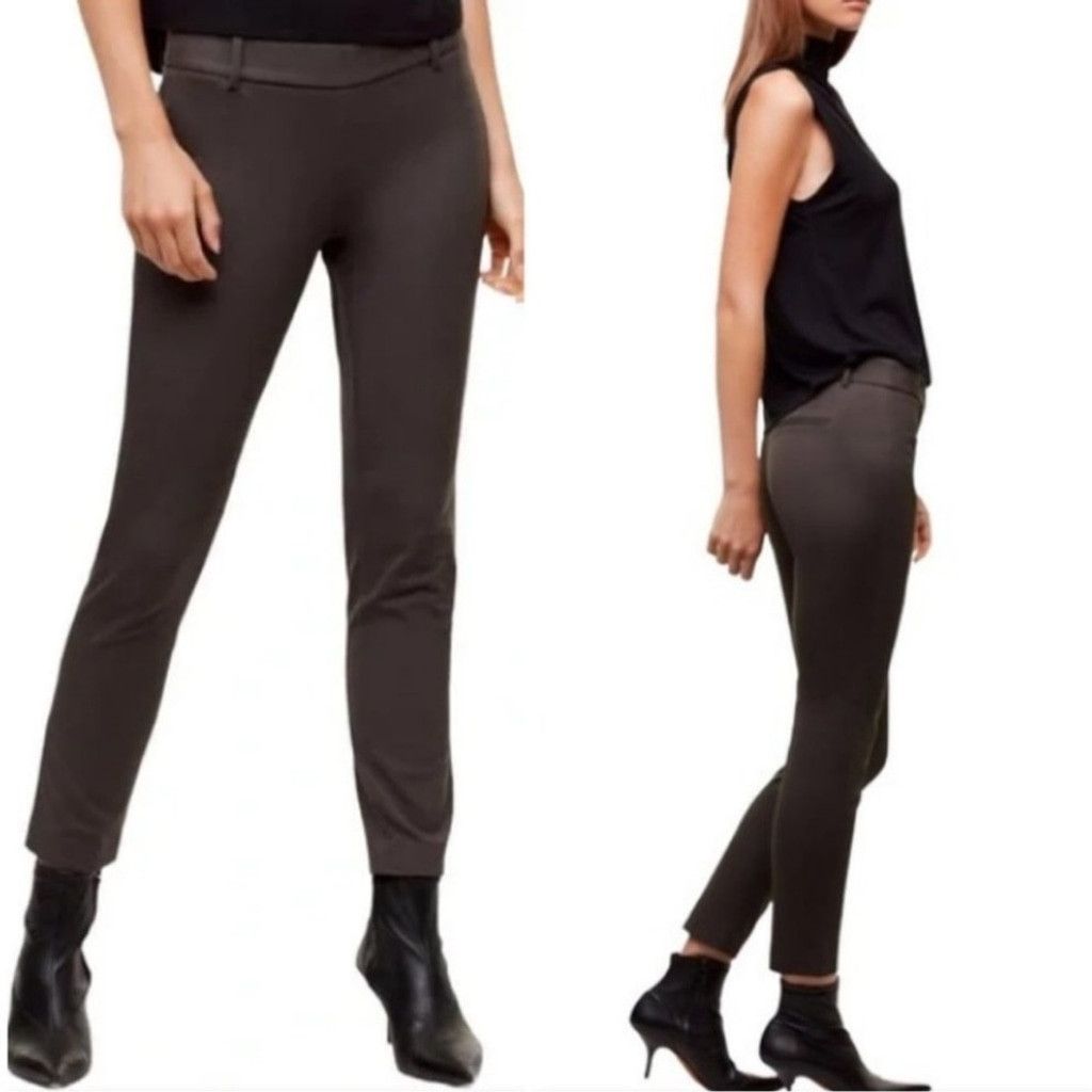 Aritzia NWT Babaton Elliot Pants – “Charred” (Aritzia) 🖤 Size 25" / US 0 / IT 36 - 1 Thumbnail