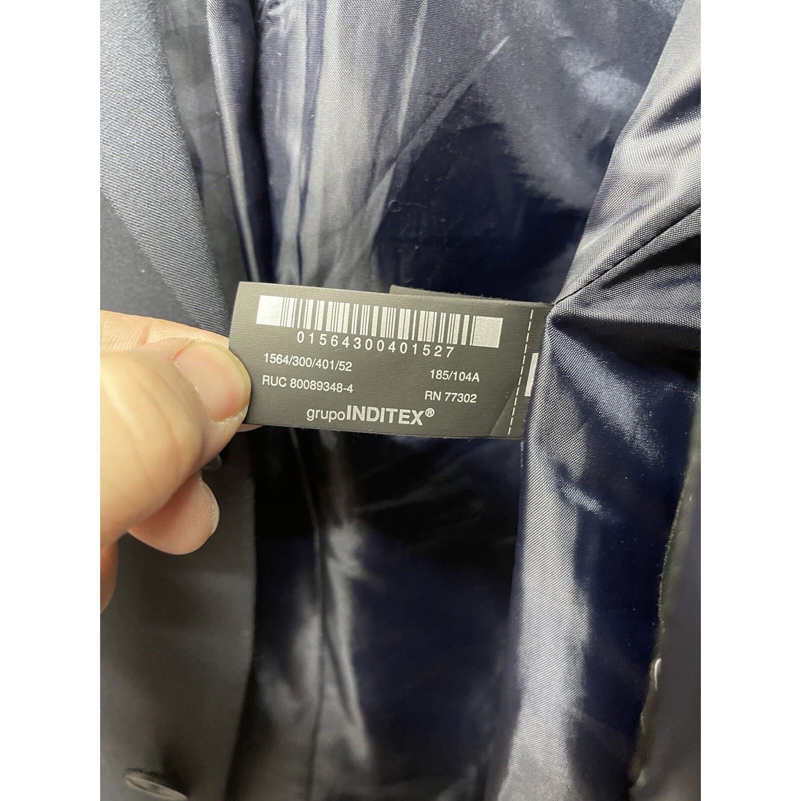 Zara Zara Blazer Mens size 42 comfort slim Fit jacket Navy Blue P Size 42R - 6 Thumbnail