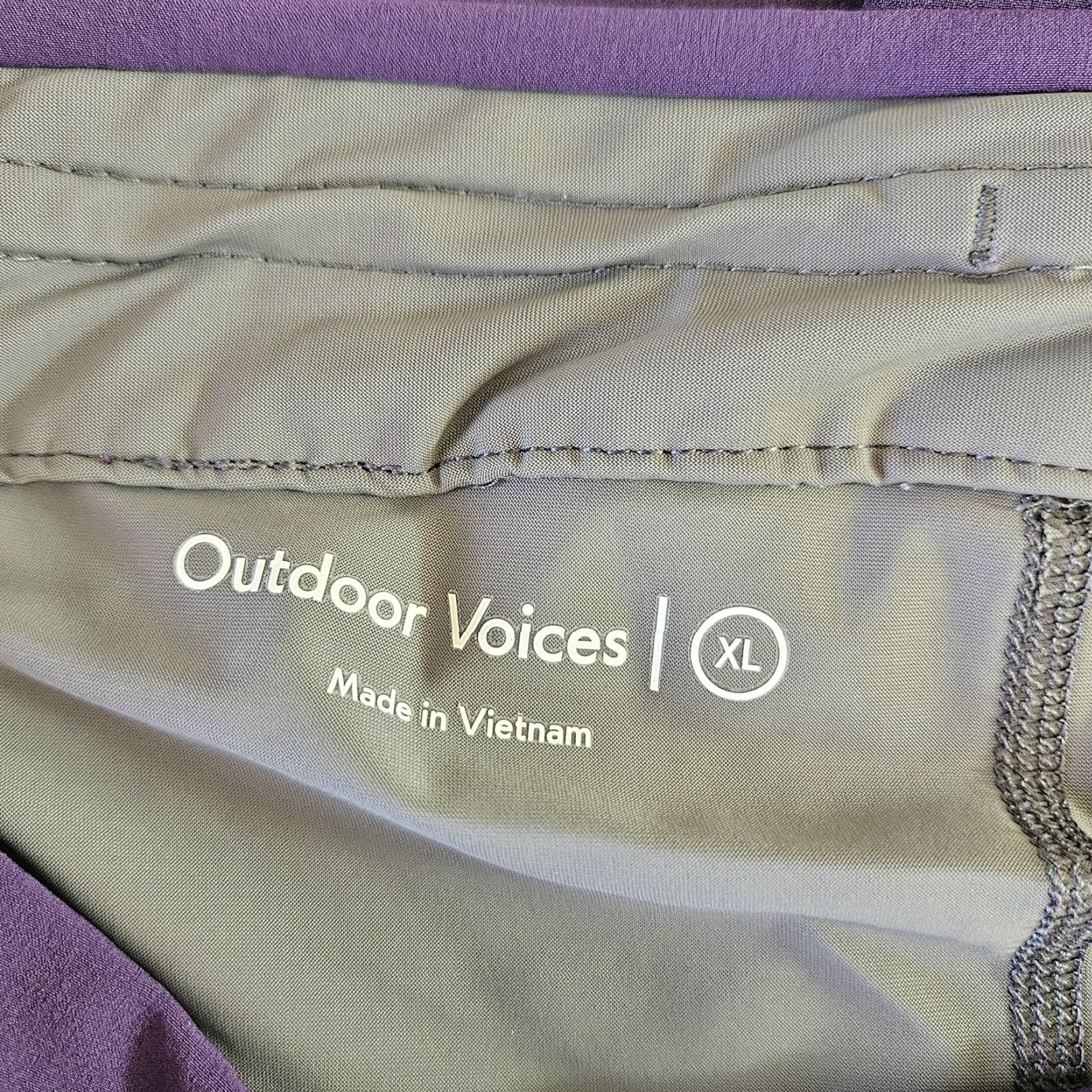 Outdoor Voices Outdoor Voices Womens Skort XL Solid Purple Pull On Activewear Skirt Short Athletic Outdoor Womens Size ONE SIZE - 4 Thumbnail