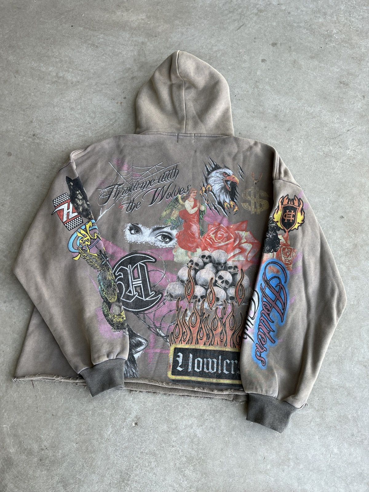 Other Howlers Club Faded Graphic Hoodie (unisex) Size US L / EU 52-54 / 3 - 7 Thumbnail