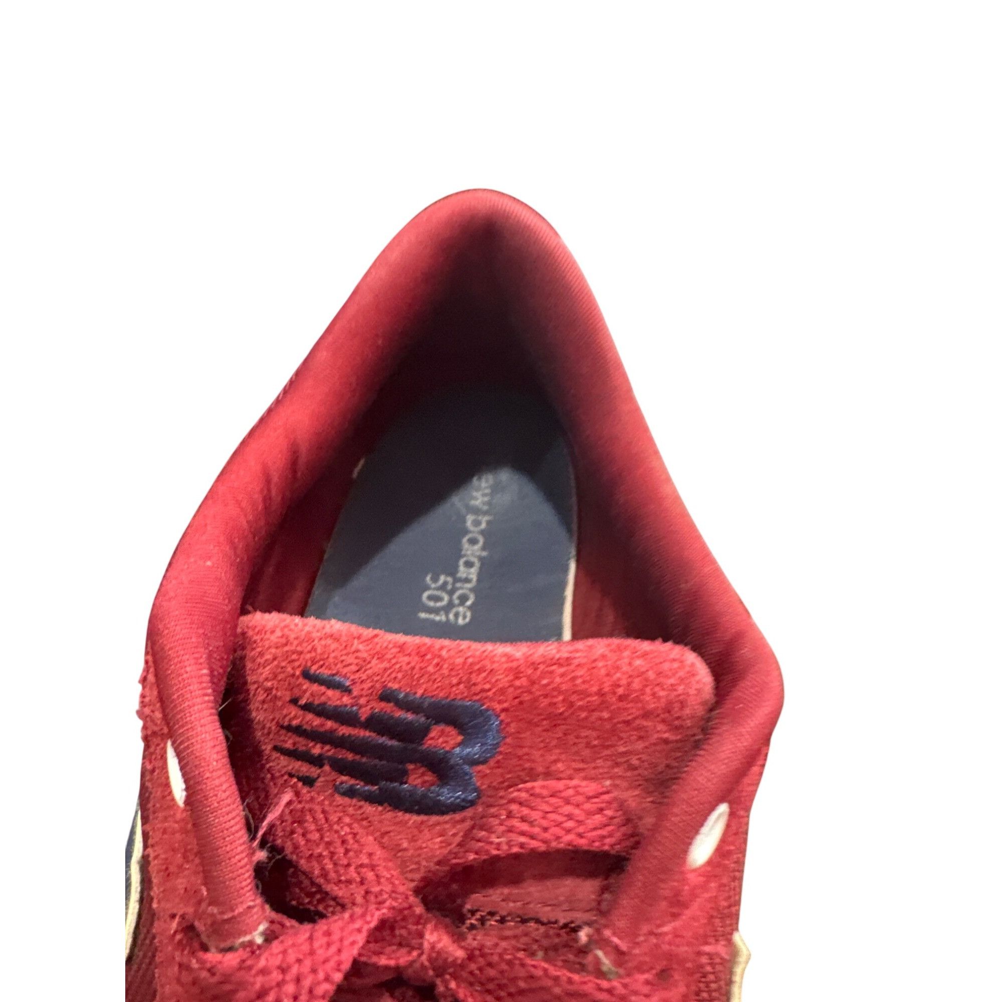 New Balance New Balance 501 mens red leather canvas sneakers Size 11D SK Size US 11 / EU 44 - 13 Thumbnail