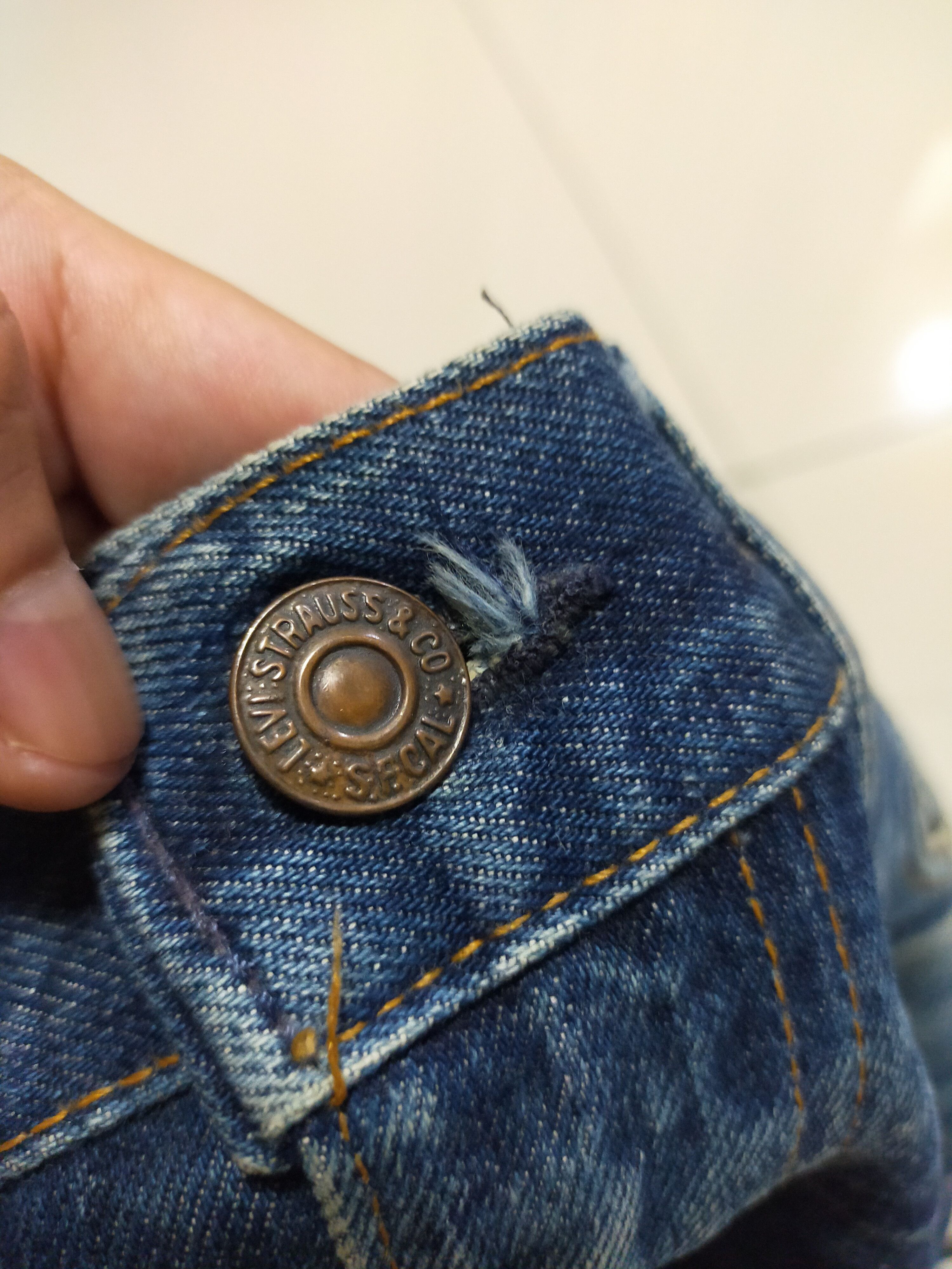 Levi's × Levi's Vintage Clothing × Vintage VINTAGE 1950's / 1960's LEVIS BOOTCUT LIGHTNING ZIPPER Size US 36 / EU 52 - 7 Thumbnail