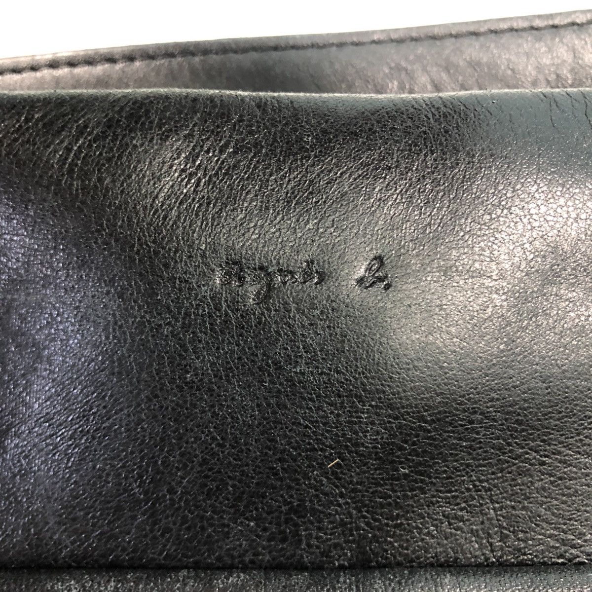 agnes b. AGNES B. FULL LEATHER SHOPPING TOTE BAG Size ONE SIZE - 6 Thumbnail