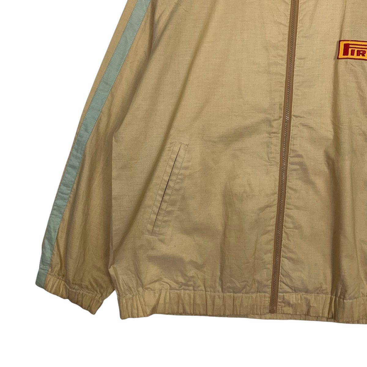 Pirelli Vintage 90s PIRELLI Embroidery Logo Cotton Jacket #2798-C126 Size US M / EU 48-50 / 2 - 6 Thumbnail