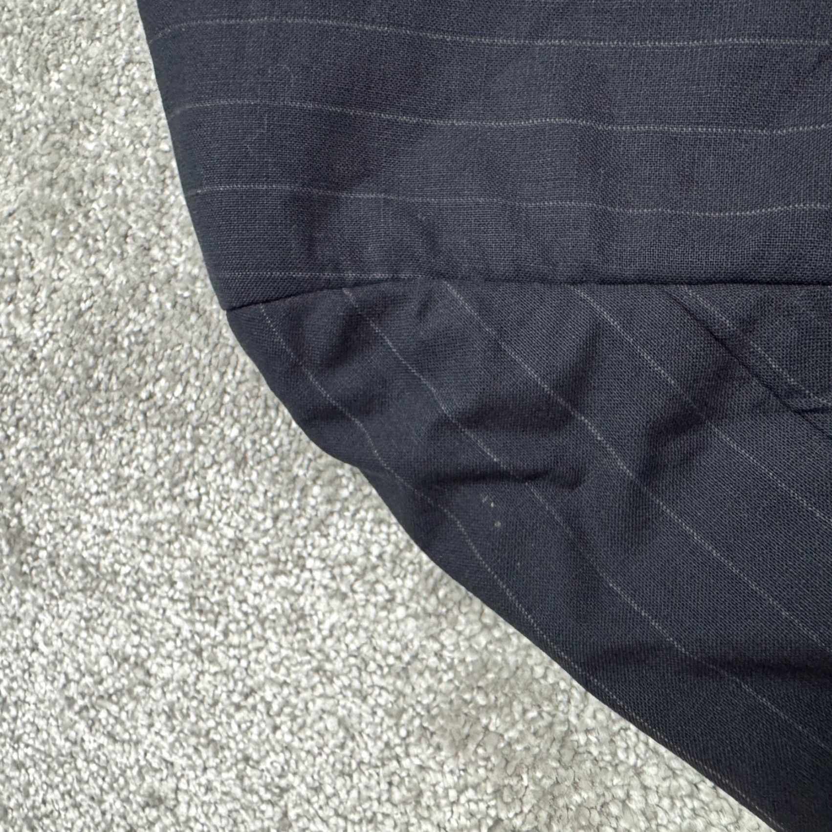 Brooks Brothers Brooks Brothers Blazer Jacket Men 42L Blue Striped Wool Size 42R - 4 Thumbnail