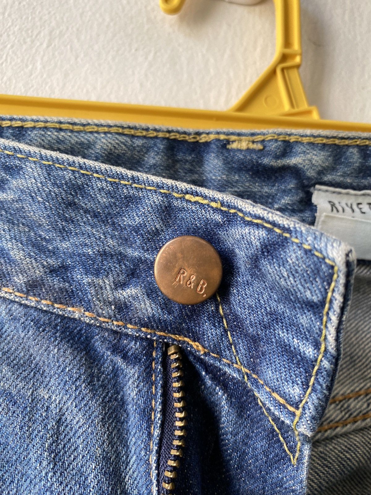Japanese Brand Japanese Brand Rivet & Blue Flare Distressed Denim Size US 30 / EU 46 - 19 Thumbnail