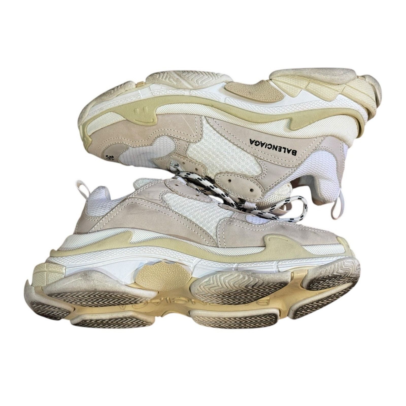 Balenciaga BALENCIAGA Triple S Chunky Platform Sneakers White Sz 39 8.5 Size US 8.5 / IT 38.5 - 8 Thumbnail