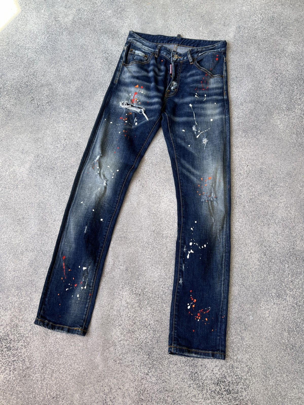 Dsquared2 × Vintage Vintage Dsquared2 Luxury skinny Jeans 44 size ( IT) Size US 32 / EU 48 - 4 Thumbnail
