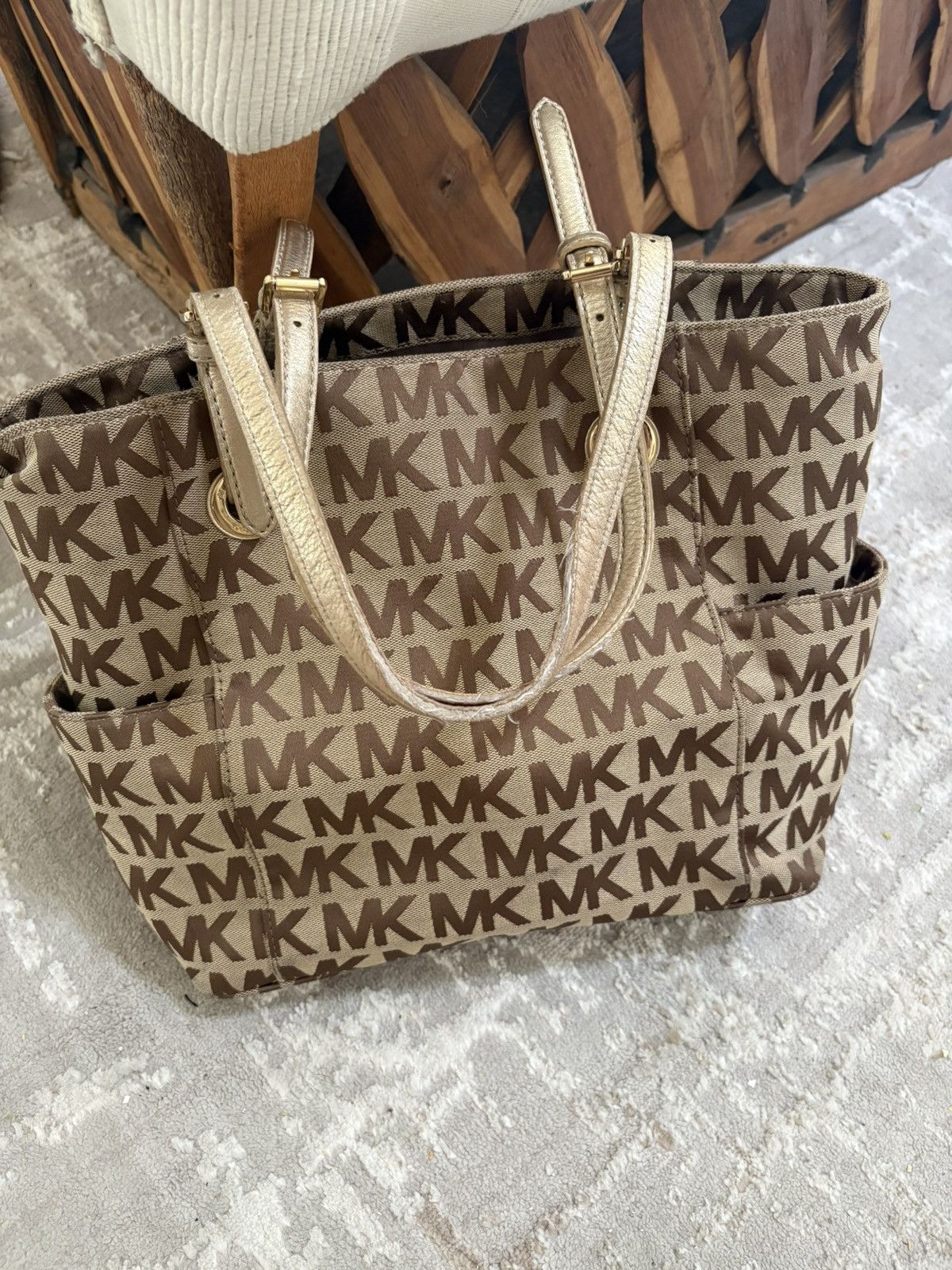 Michael Kors Y2K Michael Kors Signature Jacquard Tote Size ONE SIZE - 2 Thumbnail