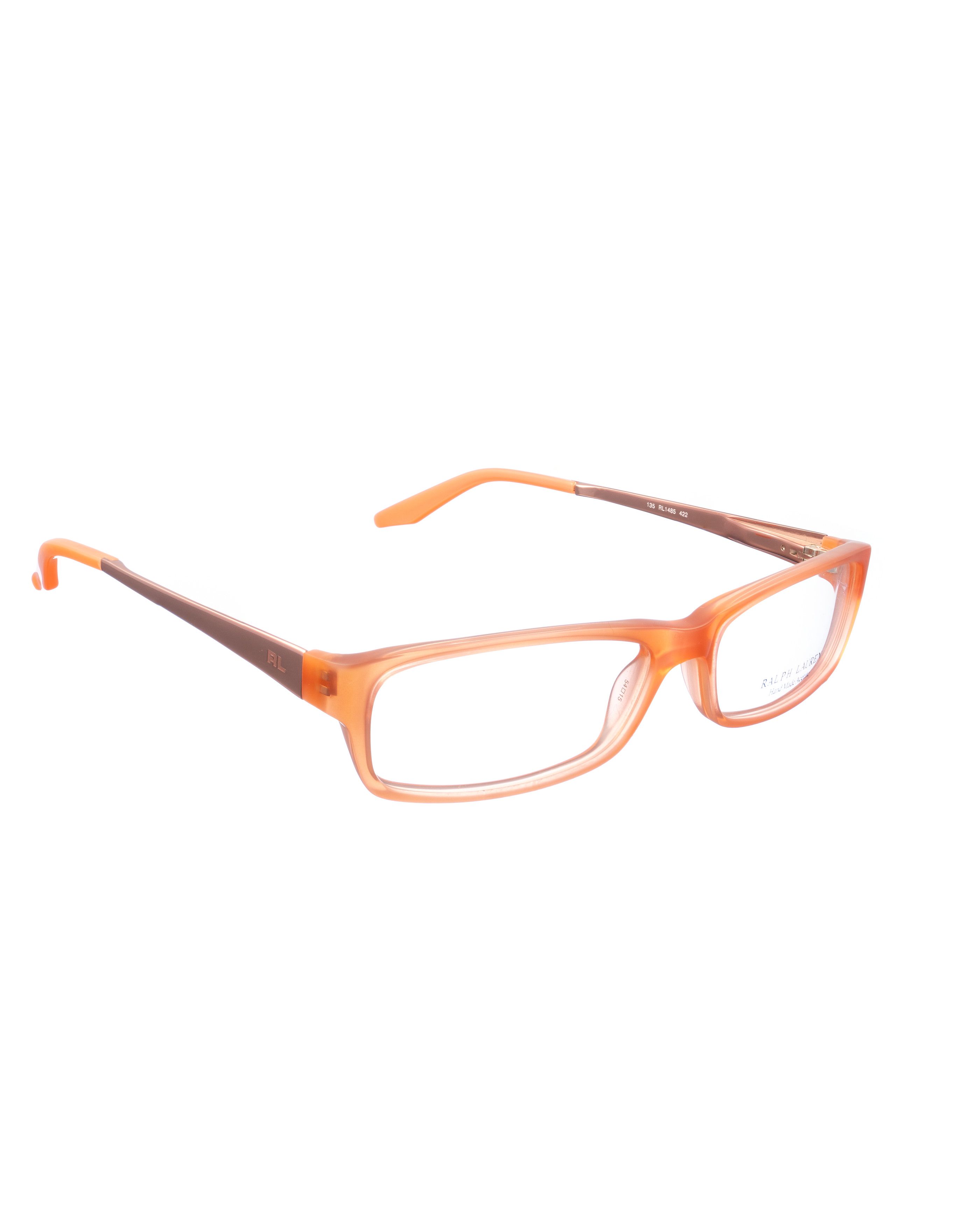 Ralph Lauren Ralph Lauren 00s Salmon Orange Plastic Glasses Size ONE SIZE - 1 Thumbnail