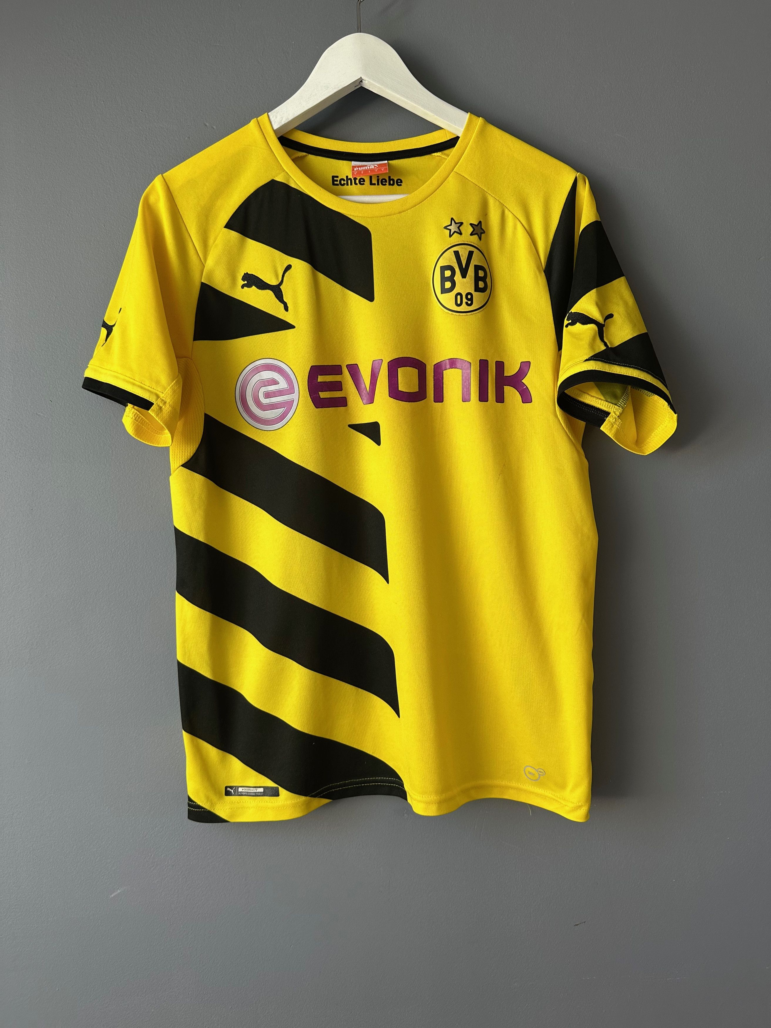 Puma 2014 Puma BVB Borussia Dortmund Home Jersey Soccer Size US S / EU 44-46 / 1 - 1 Thumbnail