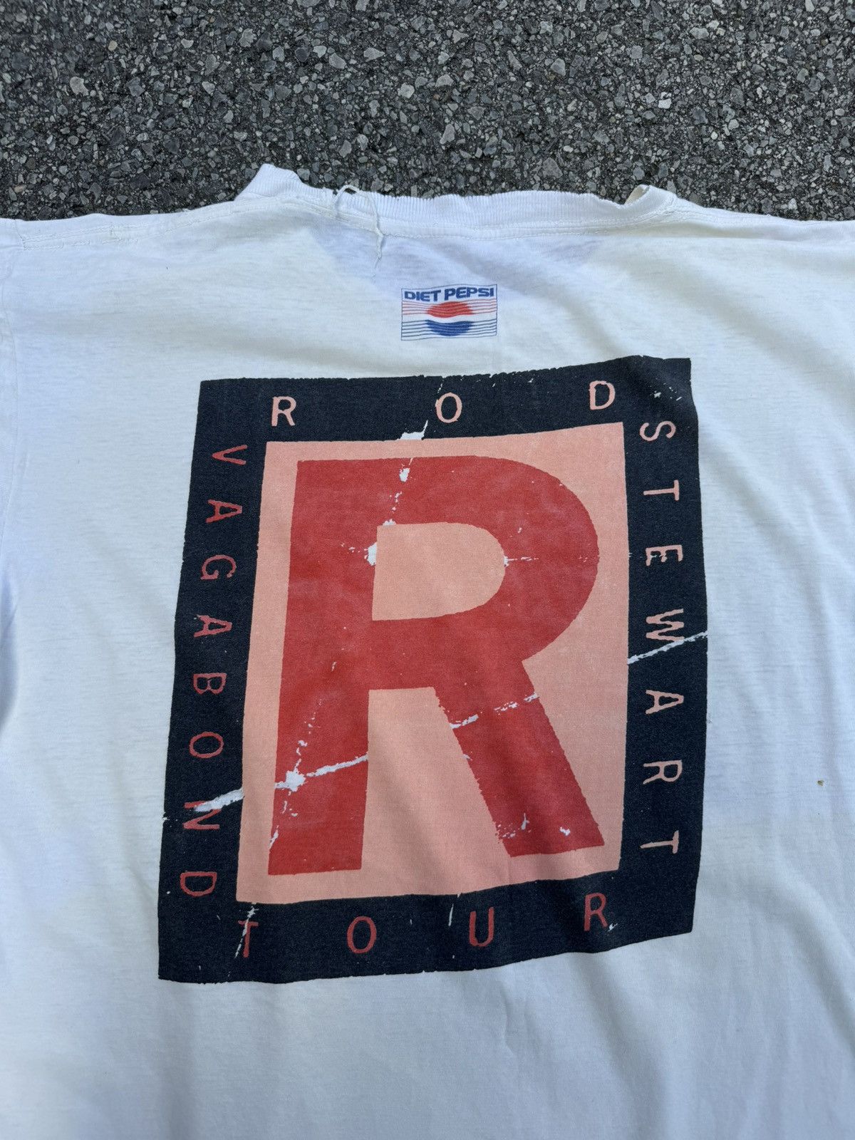 Band Tees × Vintage Rod Stewart Vintage 90s merch tour single stitch rare rock Size US L / EU 52-54 / 3 - 7 Thumbnail