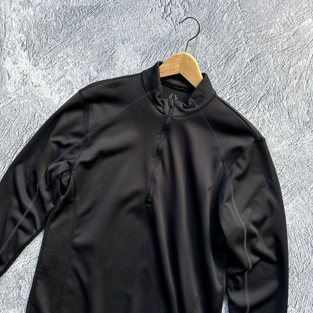 Spyder Mens Spyder 1/4 Sweatshirt Black Size: M Size US M / EU 48-50 / 2 - 6 Thumbnail