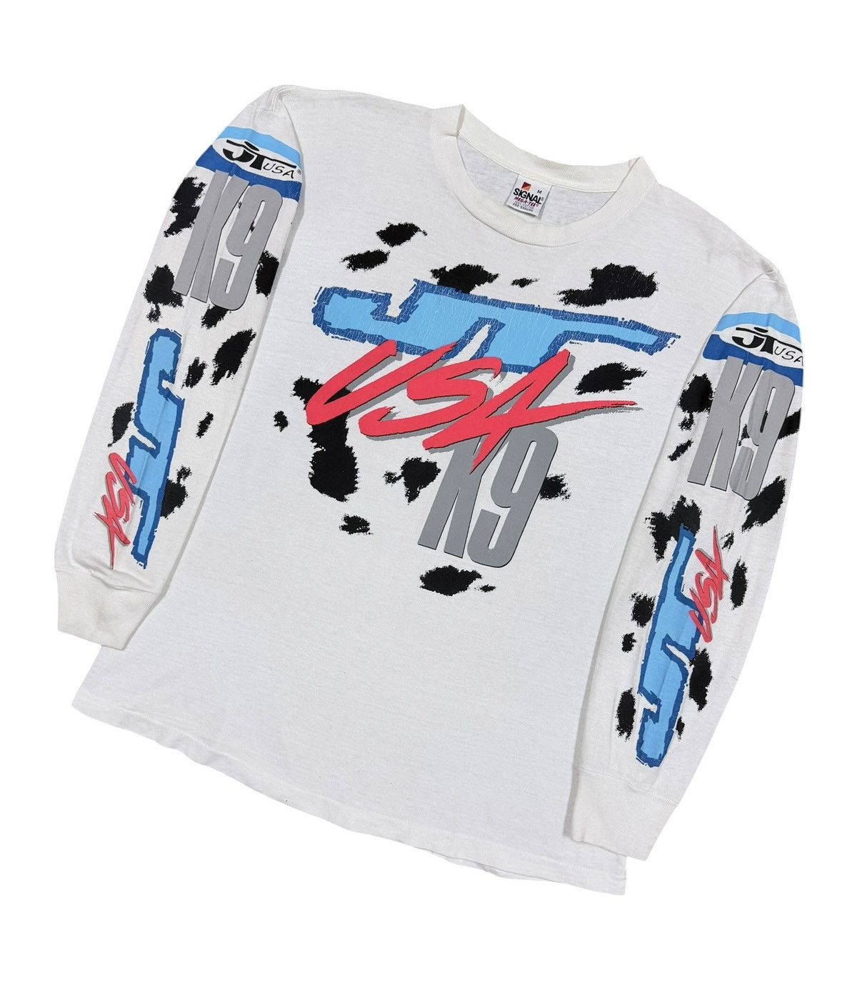 Sports Specialties Vtg🔥90’s JT Racing Usa K9 Printed Longsleeve Shirt Size US M / EU 48-50 / 2 - 8 Thumbnail