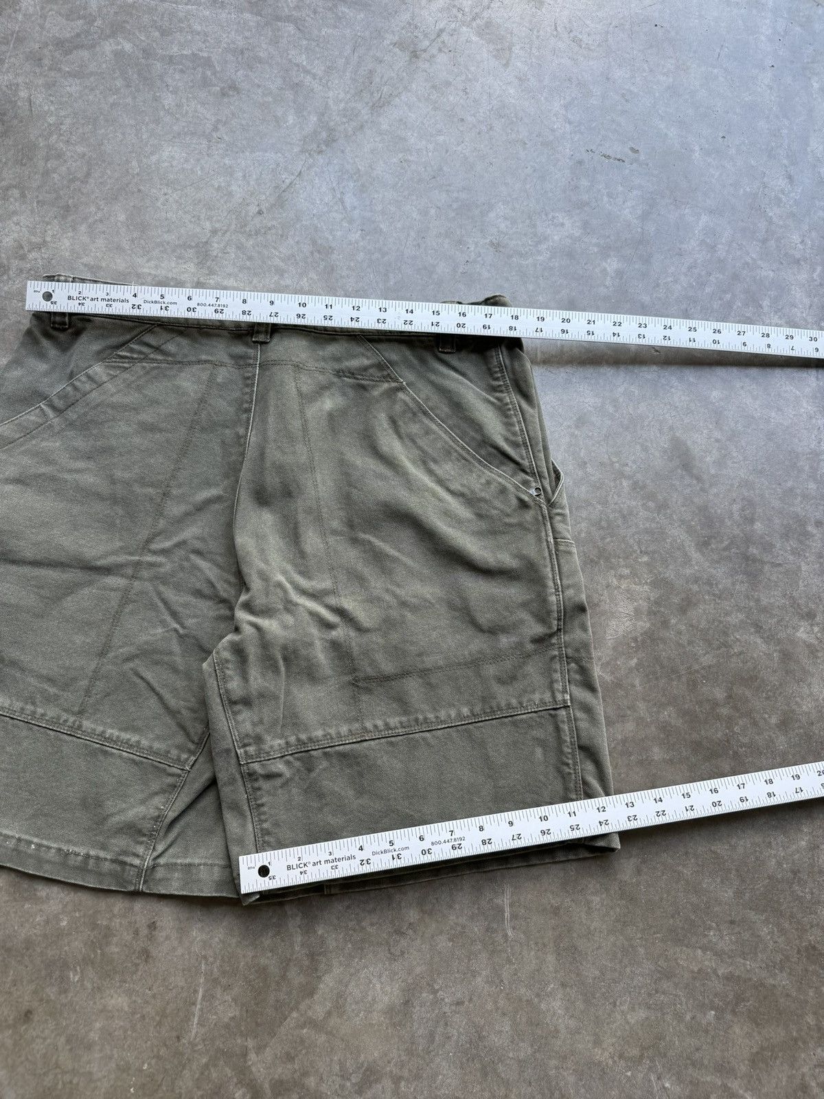 Carhartt Vintage 90’s/00’s Carhartt Double Knee Style Canvas Jorts Size US 36 / EU 52 - 7 Thumbnail