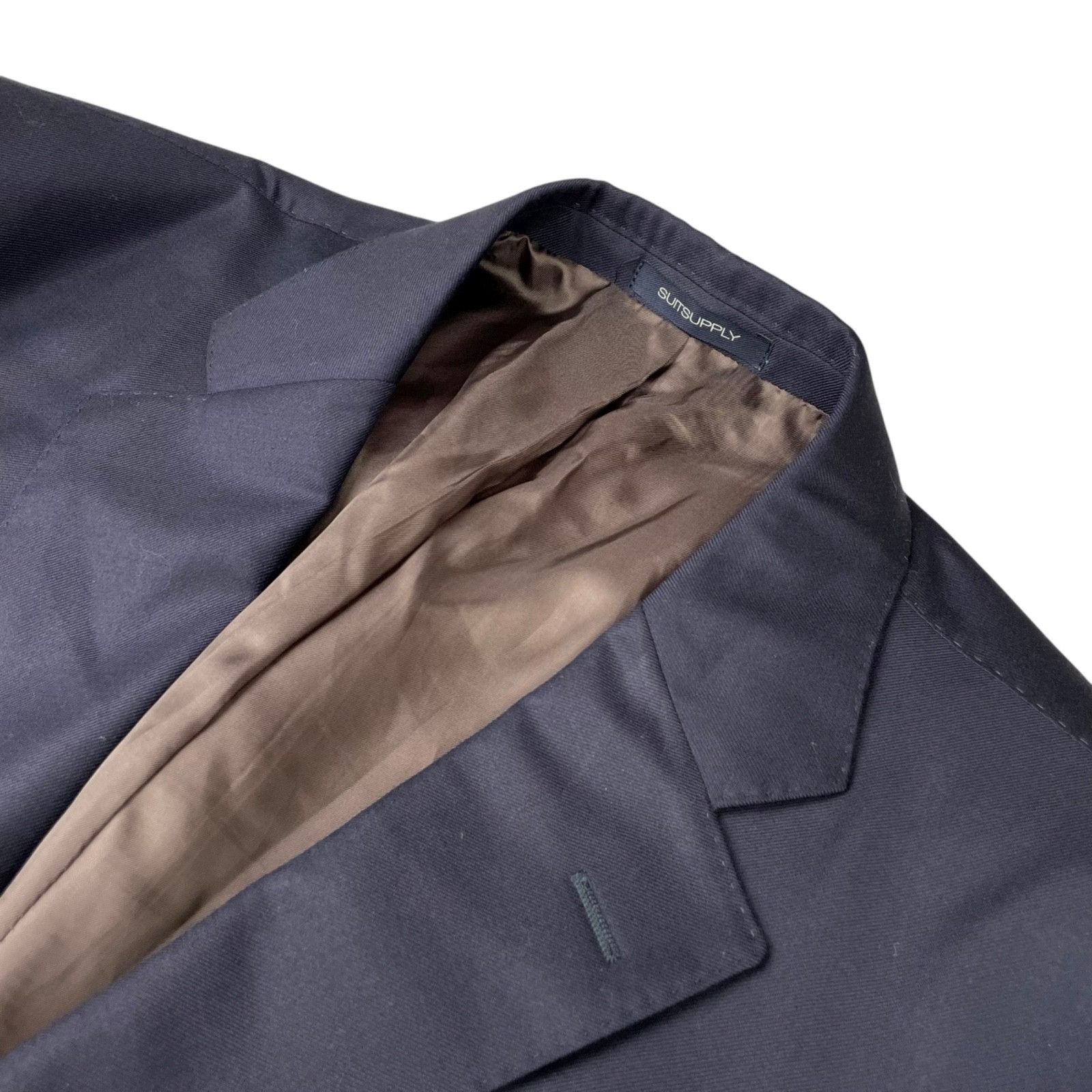 Suitsupply SuitSupply Men’s Napoli Reda Wool 2-Button Blazer Navy Blue Size 46R - 1 Thumbnail