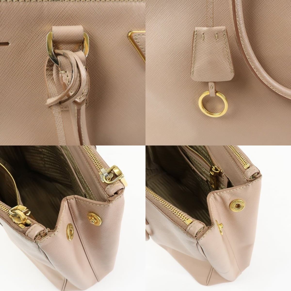 Prada Prada Galleria Saffiano Tote Pink Size ONE SIZE - 6 Thumbnail